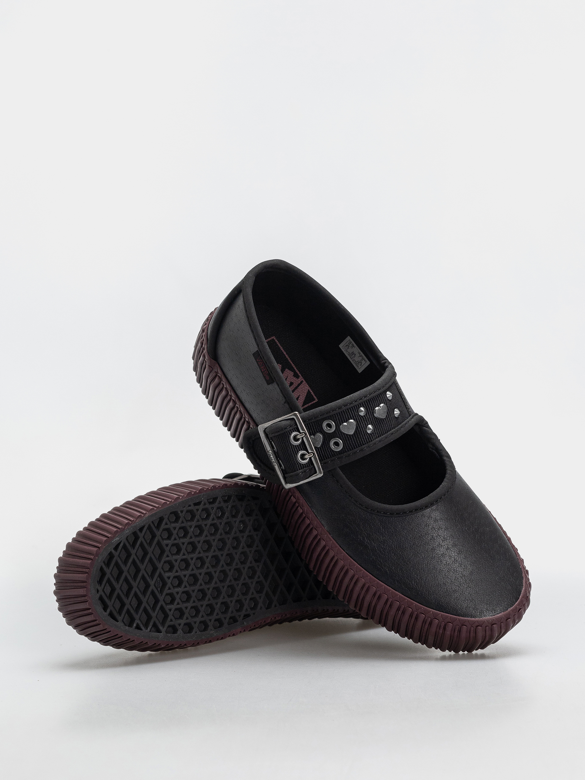 Pantofi Vans Mary Jane Creeper (black/port)