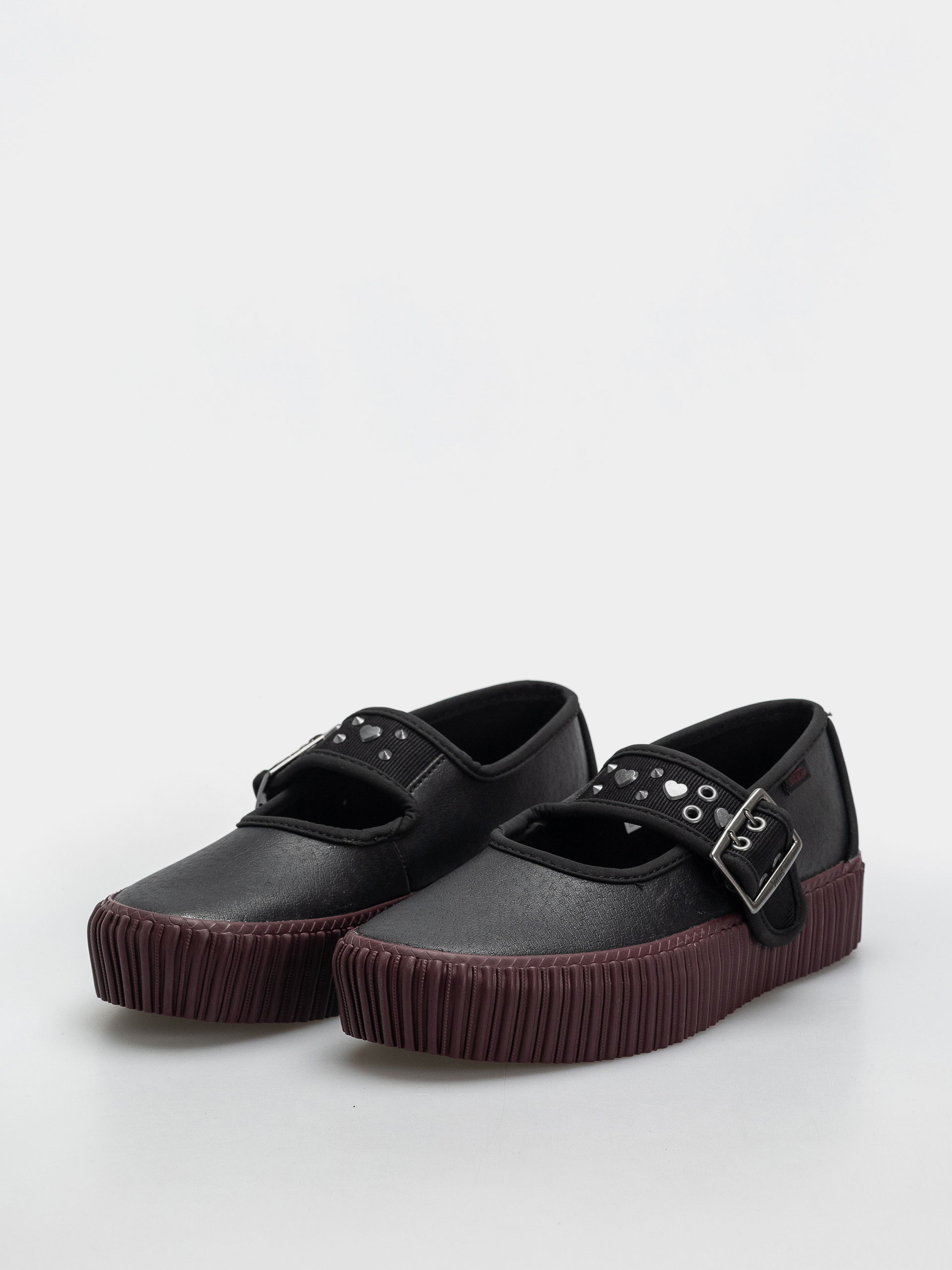 Pantofi Vans Mary Jane Creeper (black/port)