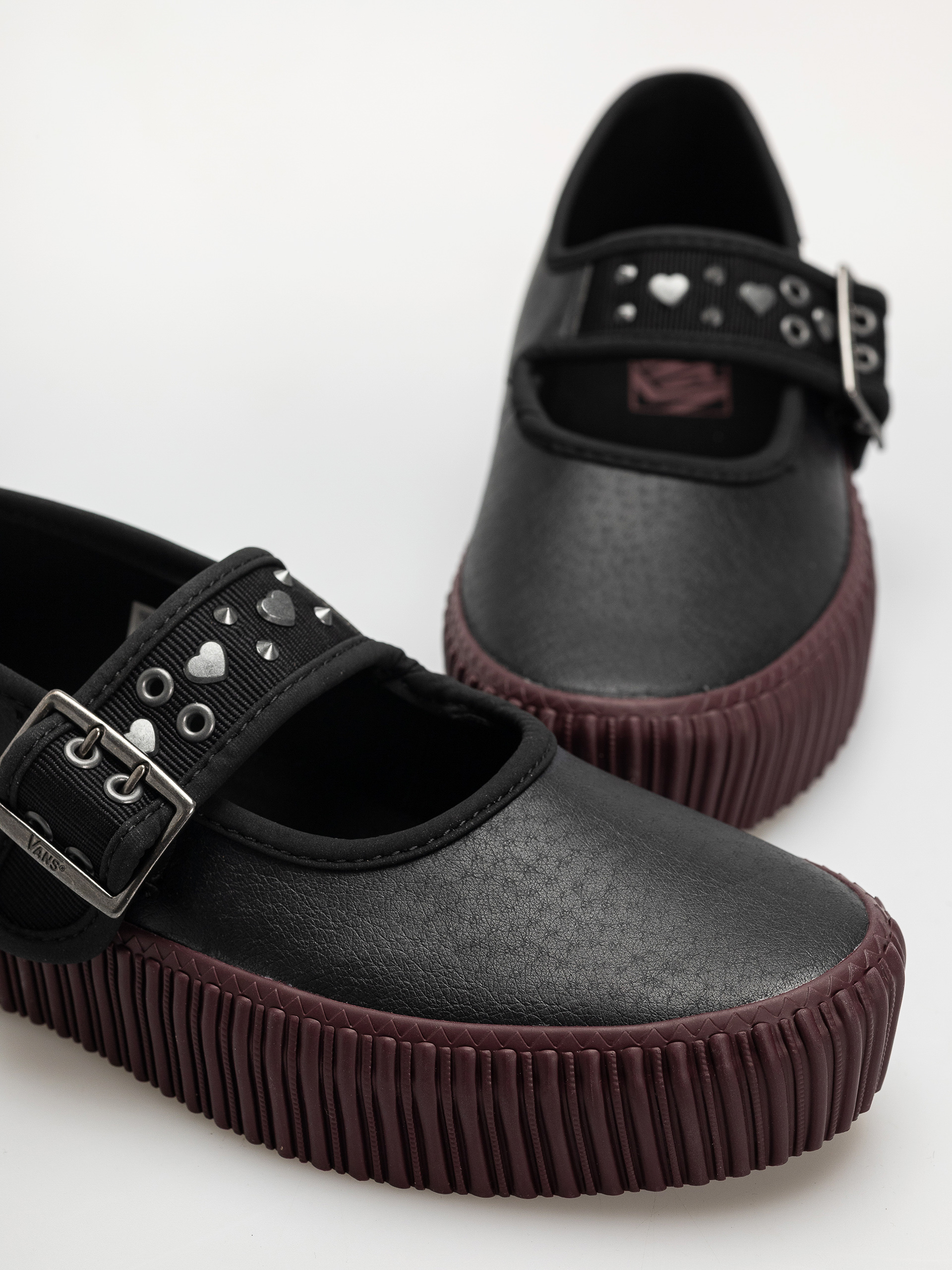 Pantofi Vans Mary Jane Creeper (black/port)