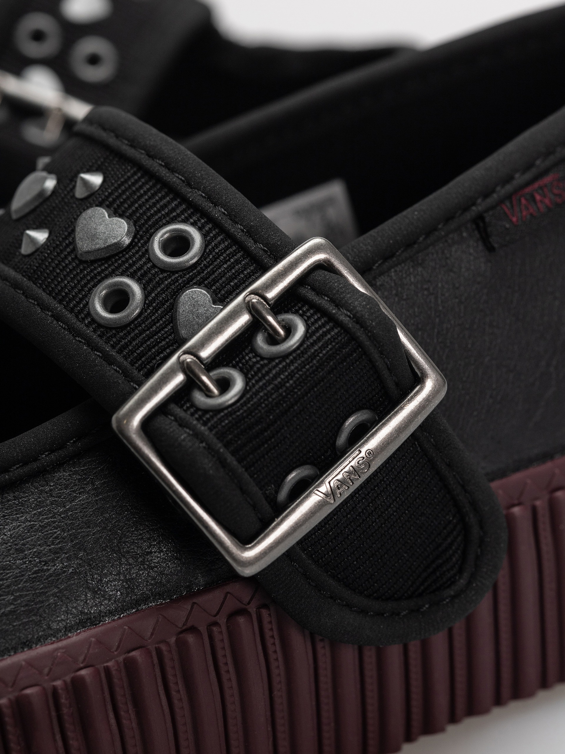 Pantofi Vans Mary Jane Creeper (black/port)