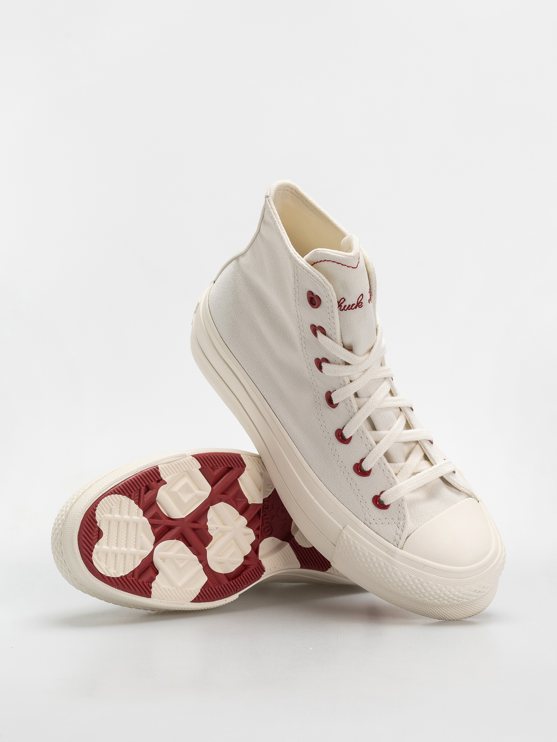 Teniși Converse Chuck Taylor All Star Lift Hi Wmn (vintage white/egret)