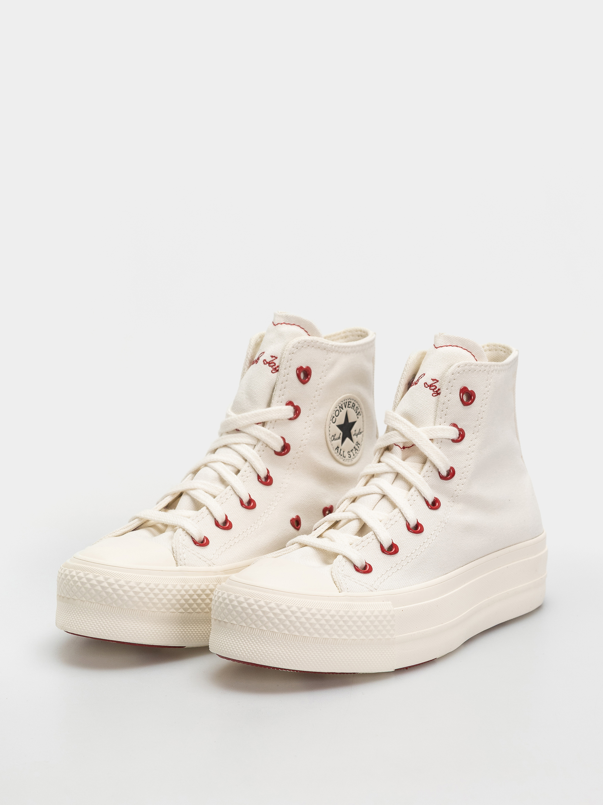 Teniși Converse Chuck Taylor All Star Lift Hi Wmn (vintage white/egret)