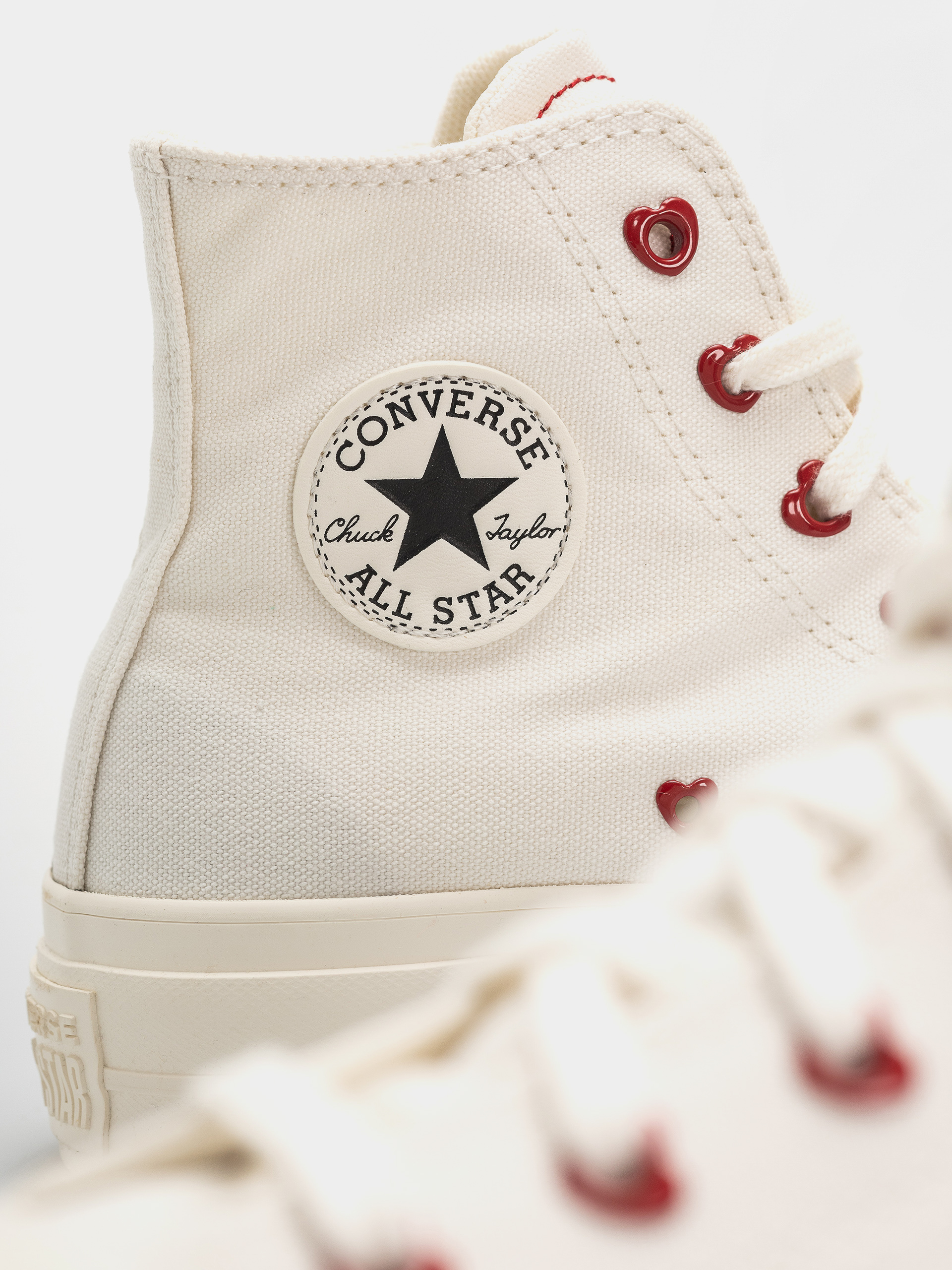 Teniși Converse Chuck Taylor All Star Lift Hi Wmn (vintage white/egret)