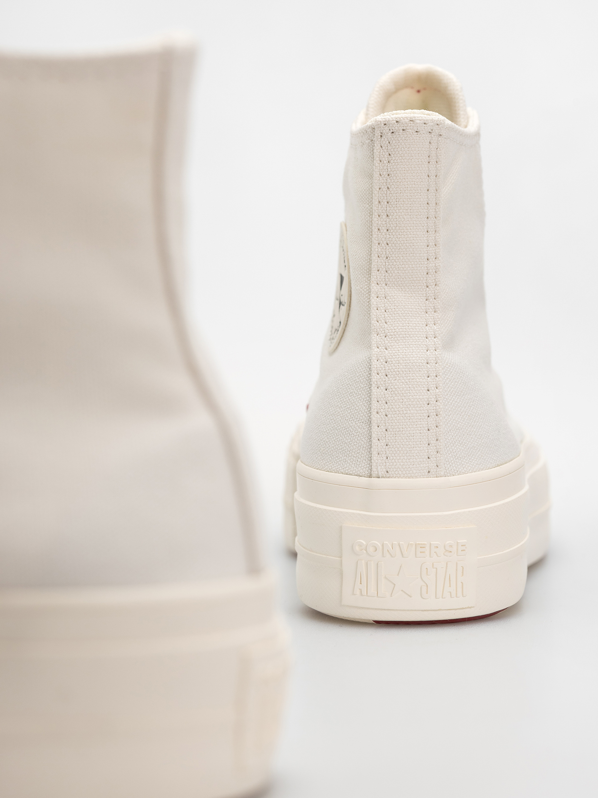 Teniși Converse Chuck Taylor All Star Lift Hi Wmn (vintage white/egret)
