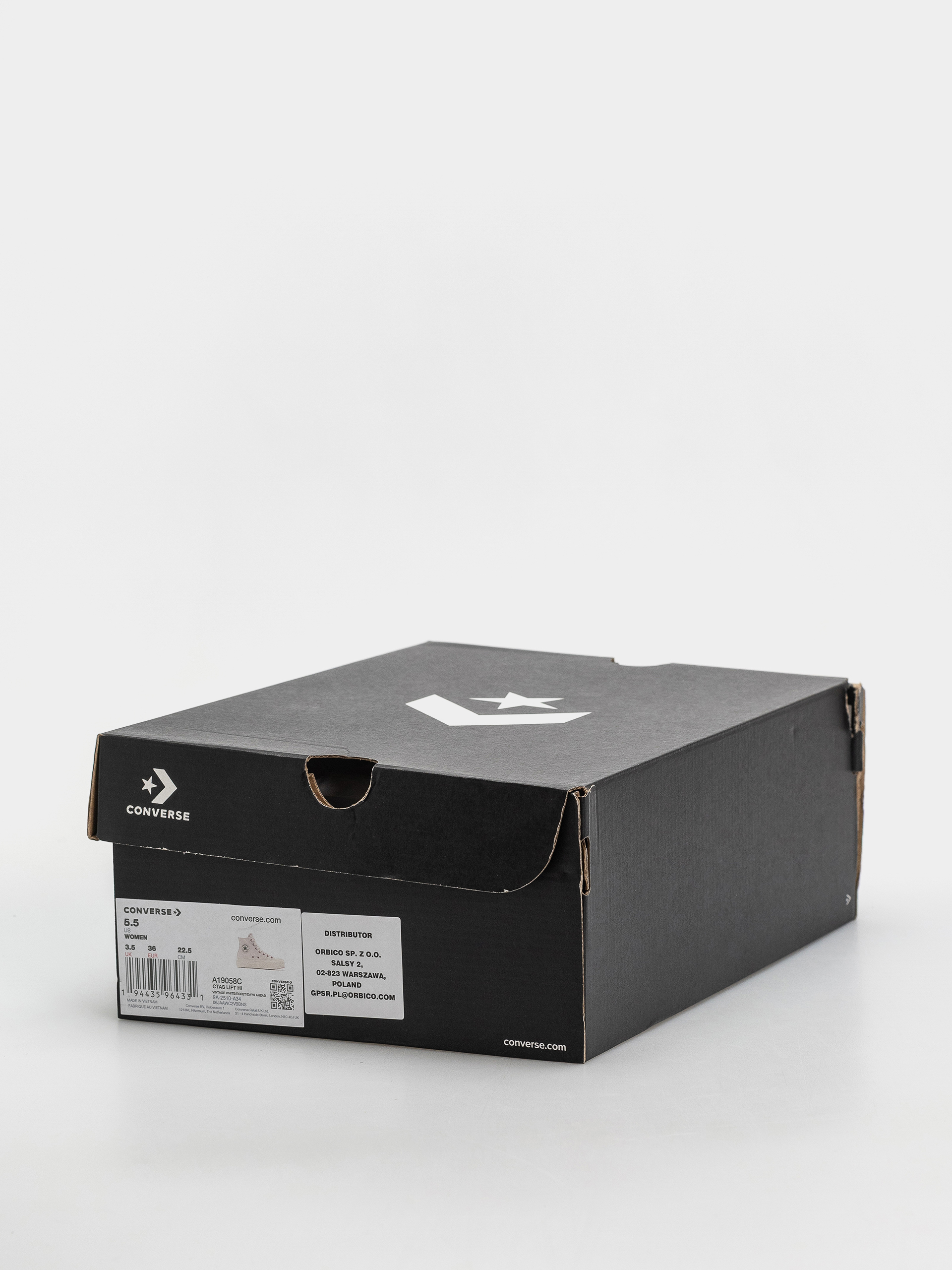 Teniși Converse Chuck Taylor All Star Lift Hi Wmn (vintage white/egret)