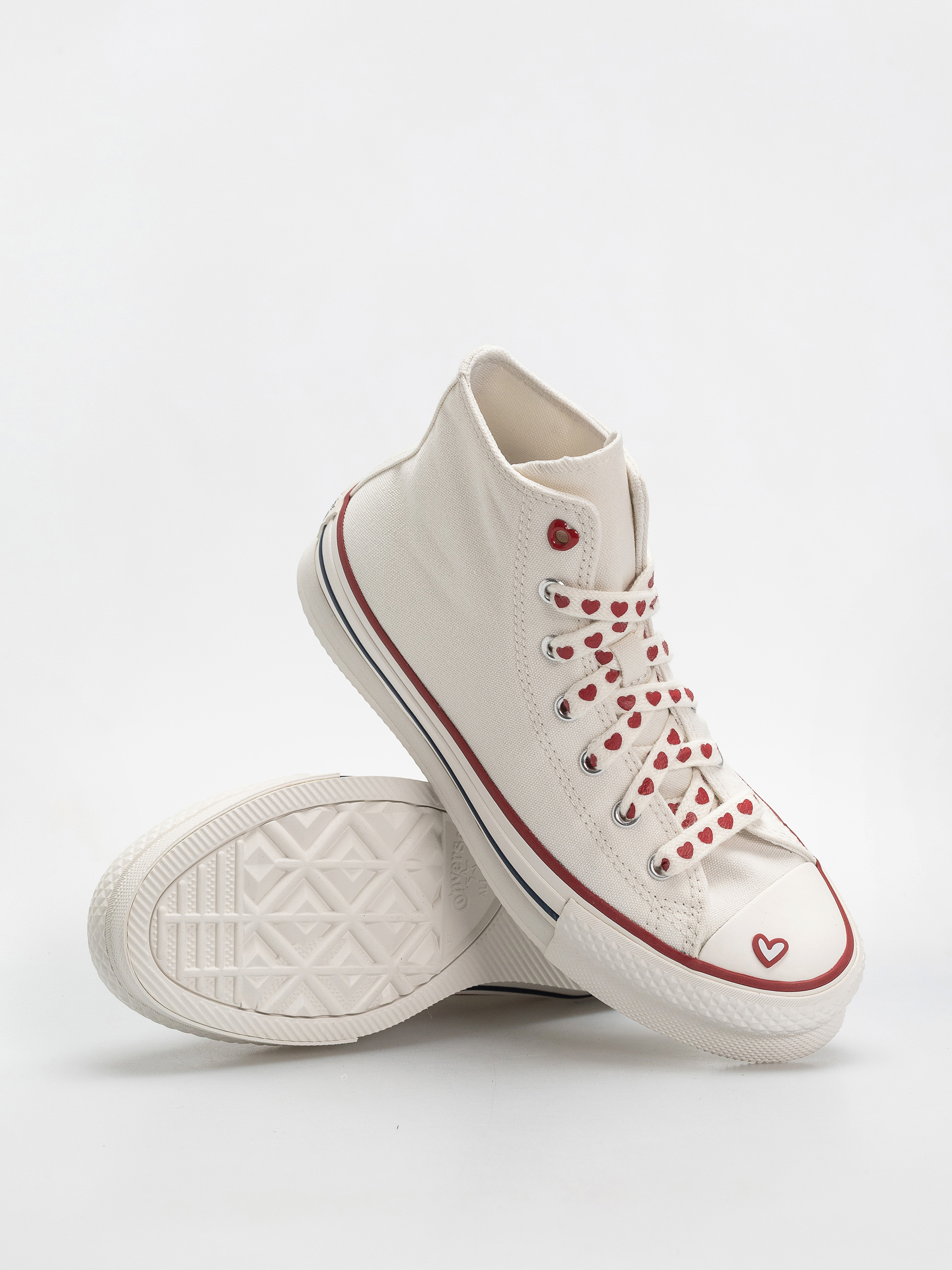 Teniși Converse Chuck Taylor All Star Eva Lift Hi Wmn (vintage white)