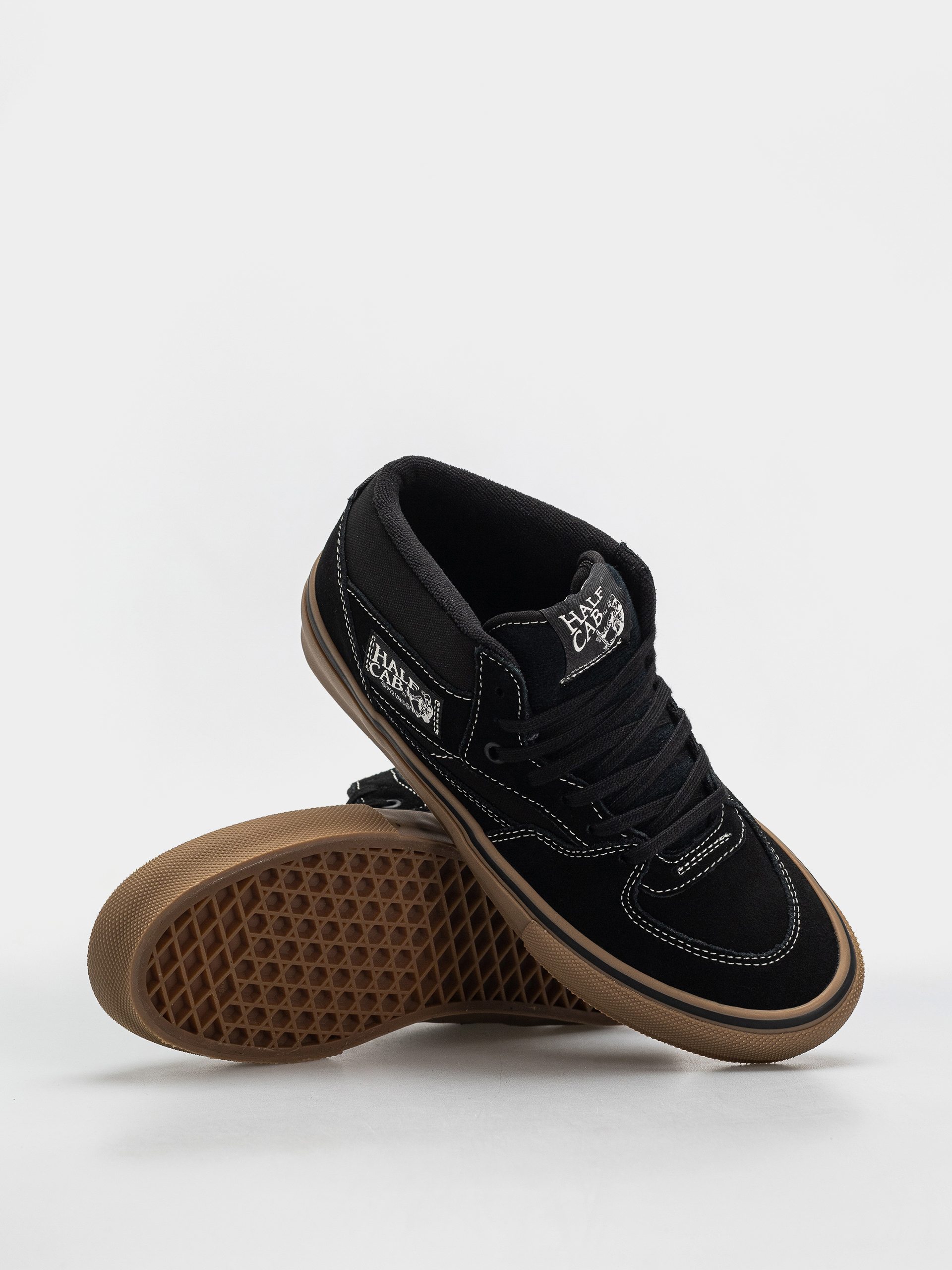 Pantofi Vans Skate Half Cab (black/gum/white)