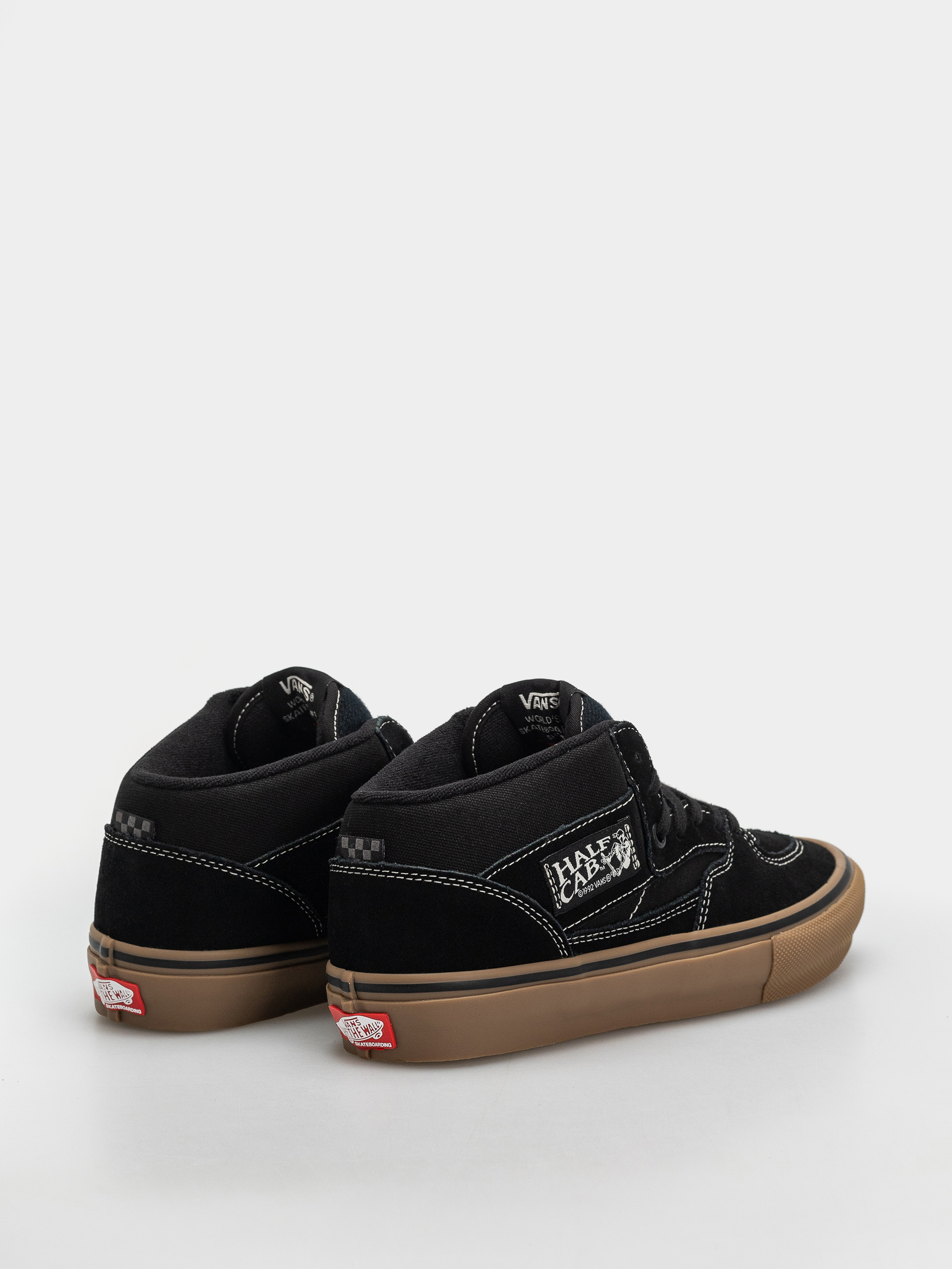Pantofi Vans Skate Half Cab (black/gum/white)