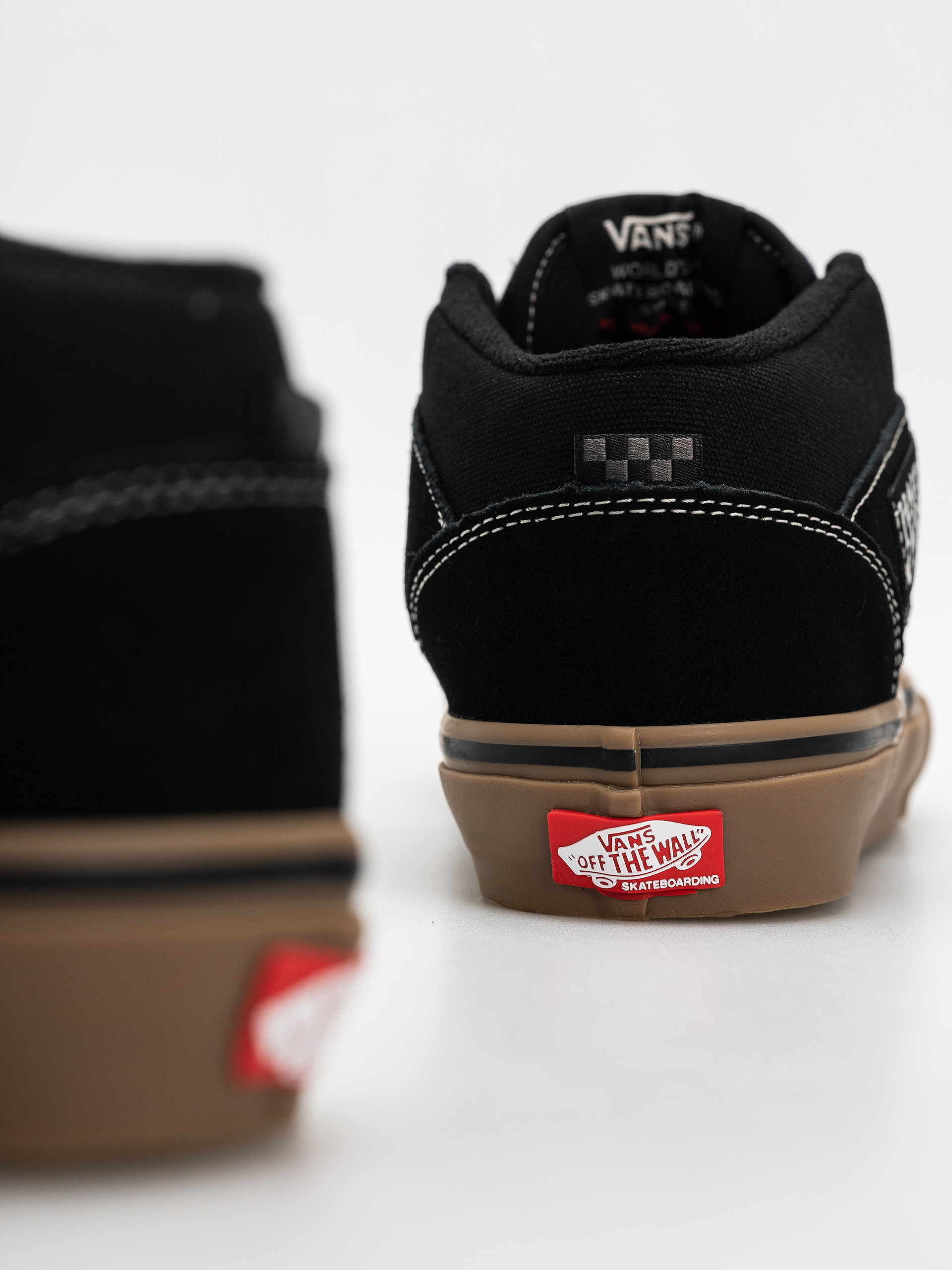 Pantofi Vans Skate Half Cab (black/gum/white)