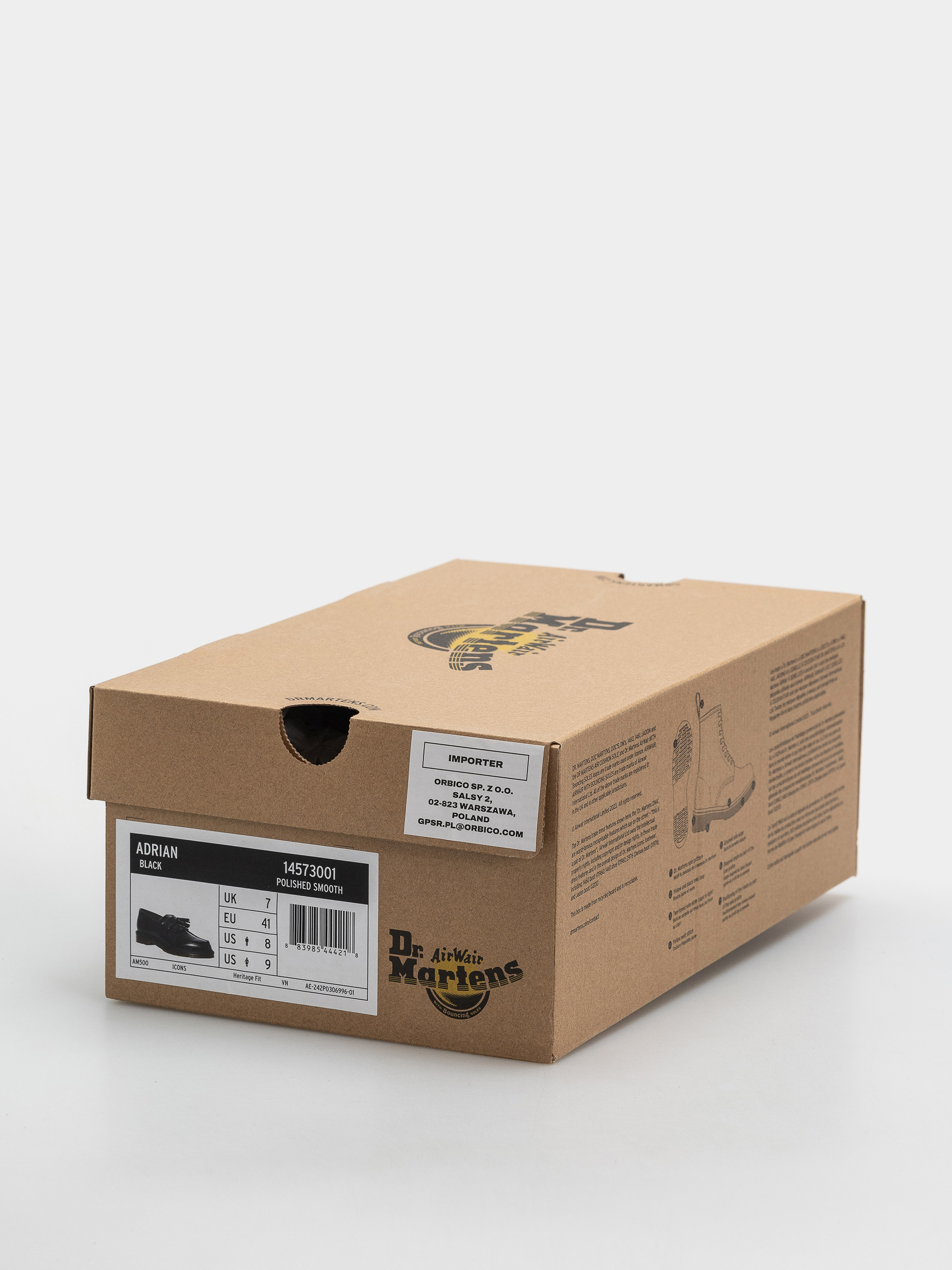 Pantofi Dr. Martens Adrian Tassel Loafer (black smooth)