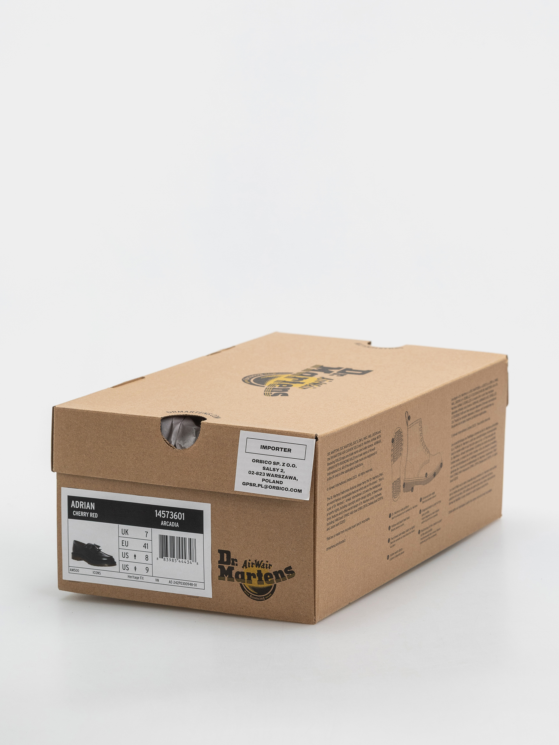 Pantofi Dr. Martens Adrian Tassel Loafer (cherry red arcadia)