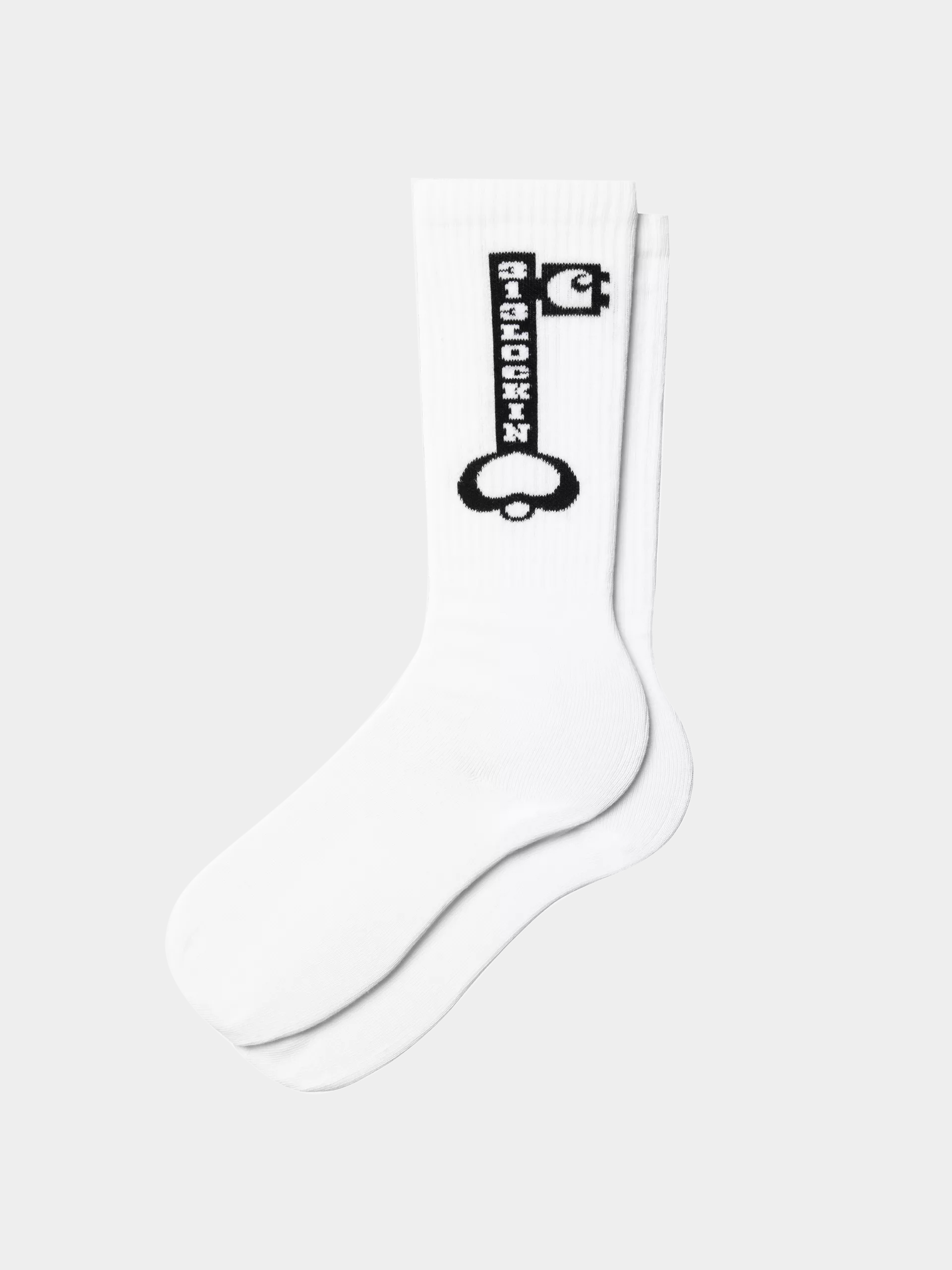 Șosete Carhartt WIP Locked (white/black)