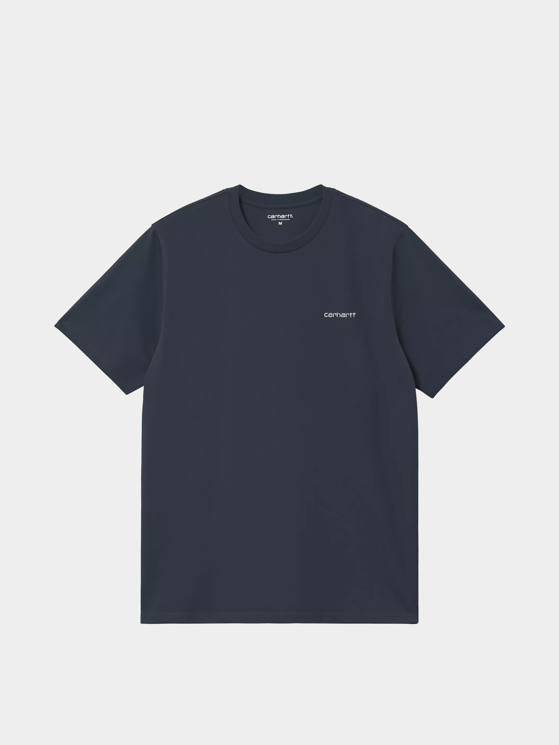 Tricou Carhartt WIP Script Embroidery (deep night/white)