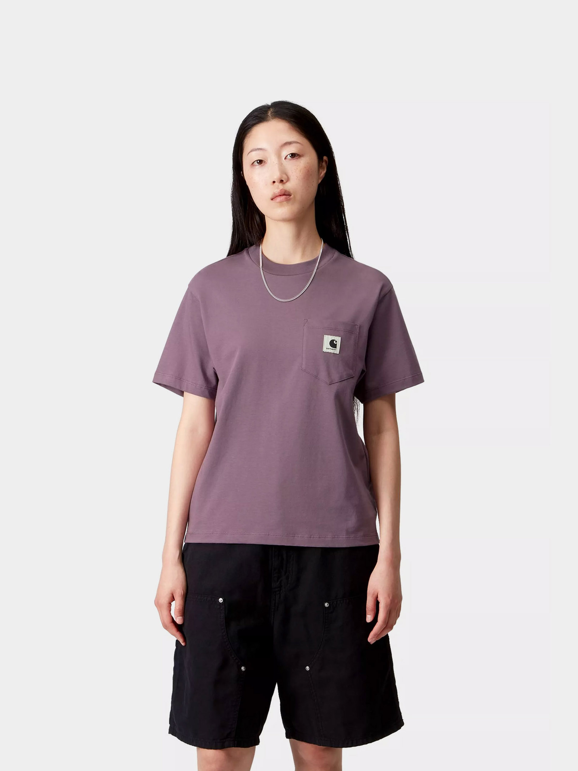Tricou Carhartt WIP Pocket Wmn (phlox)