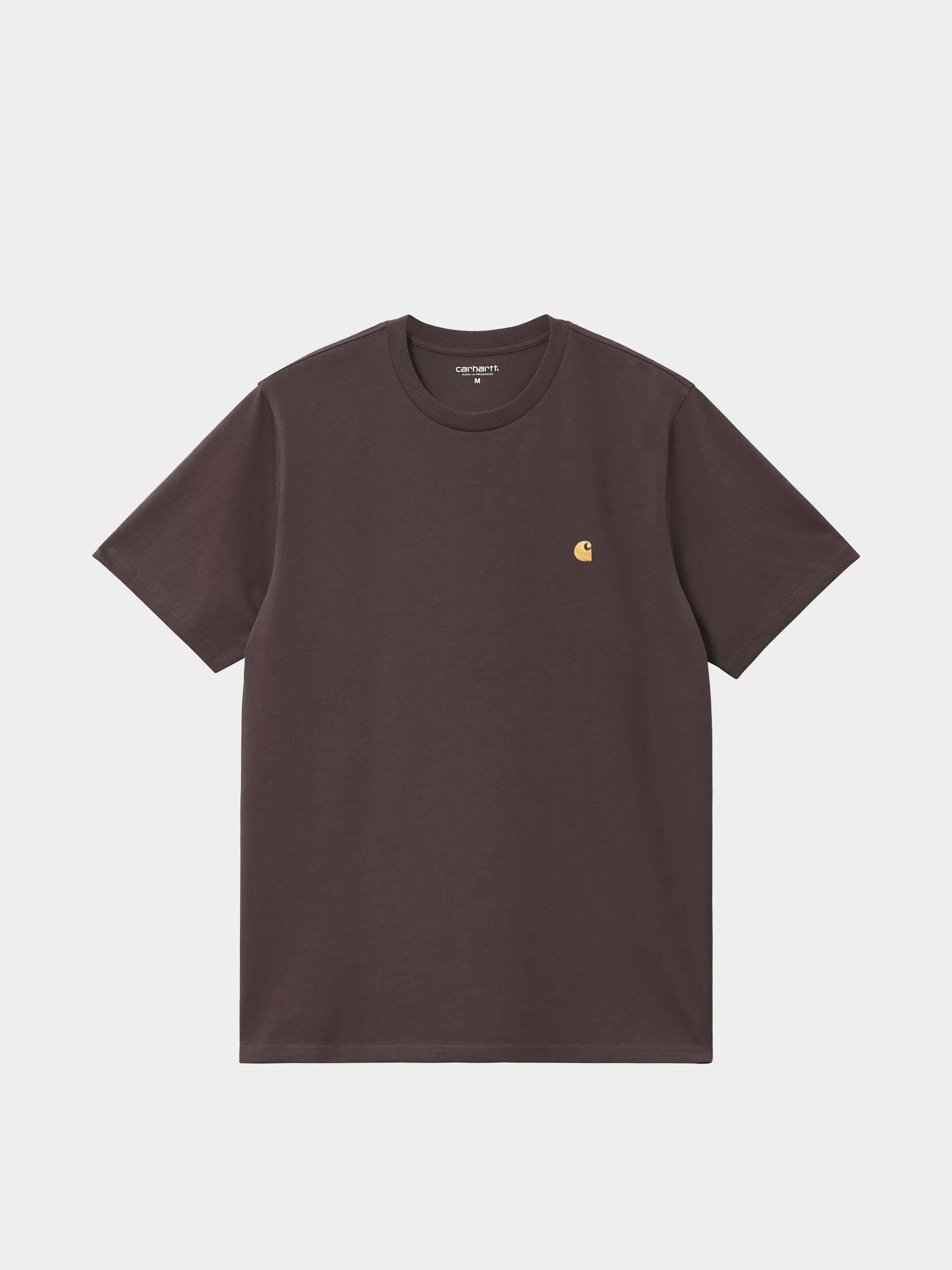 Tricou Carhartt WIP Chase (shale/gold)
