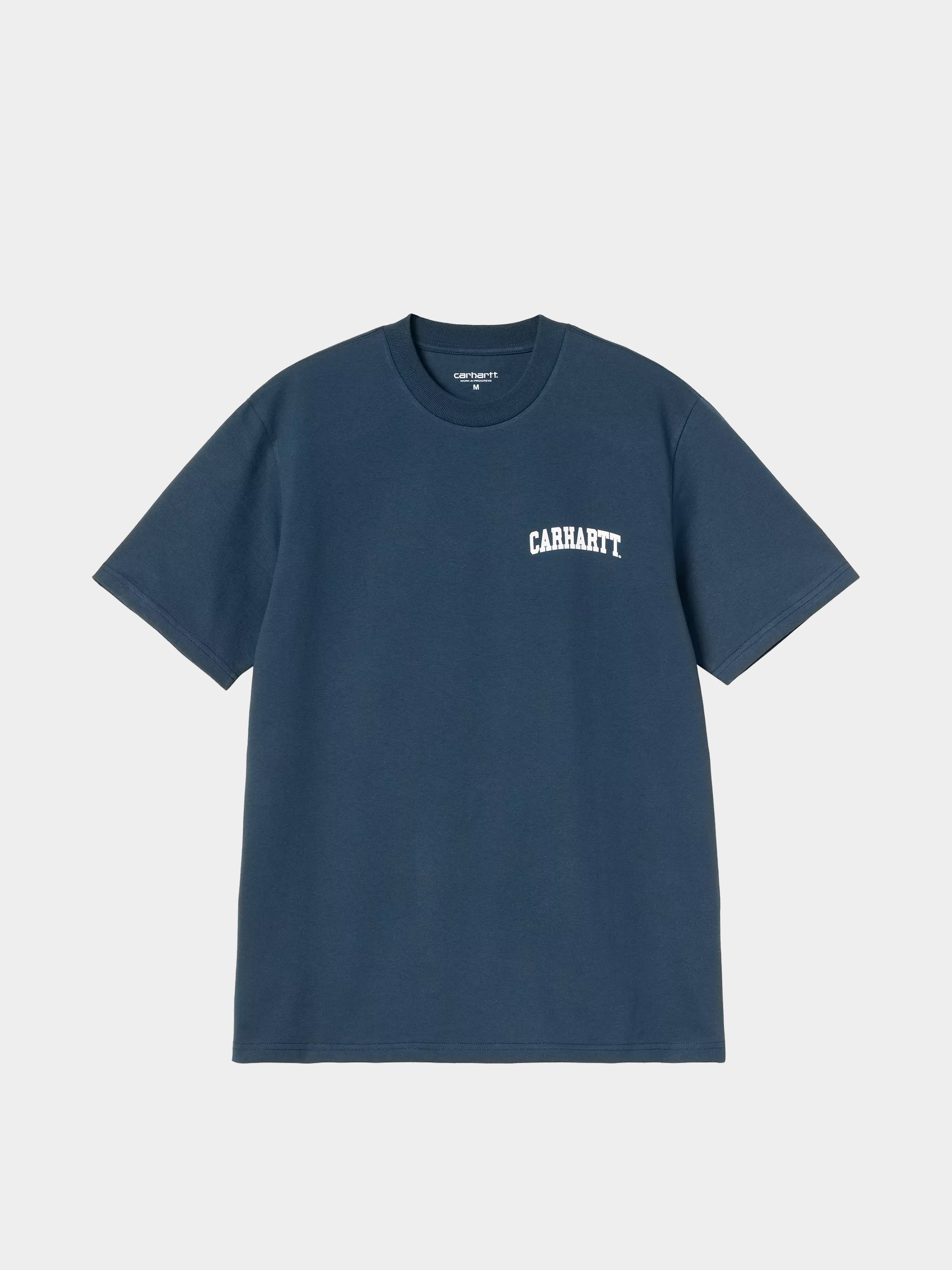 Tricou Carhartt WIP University Script (blue river/white)