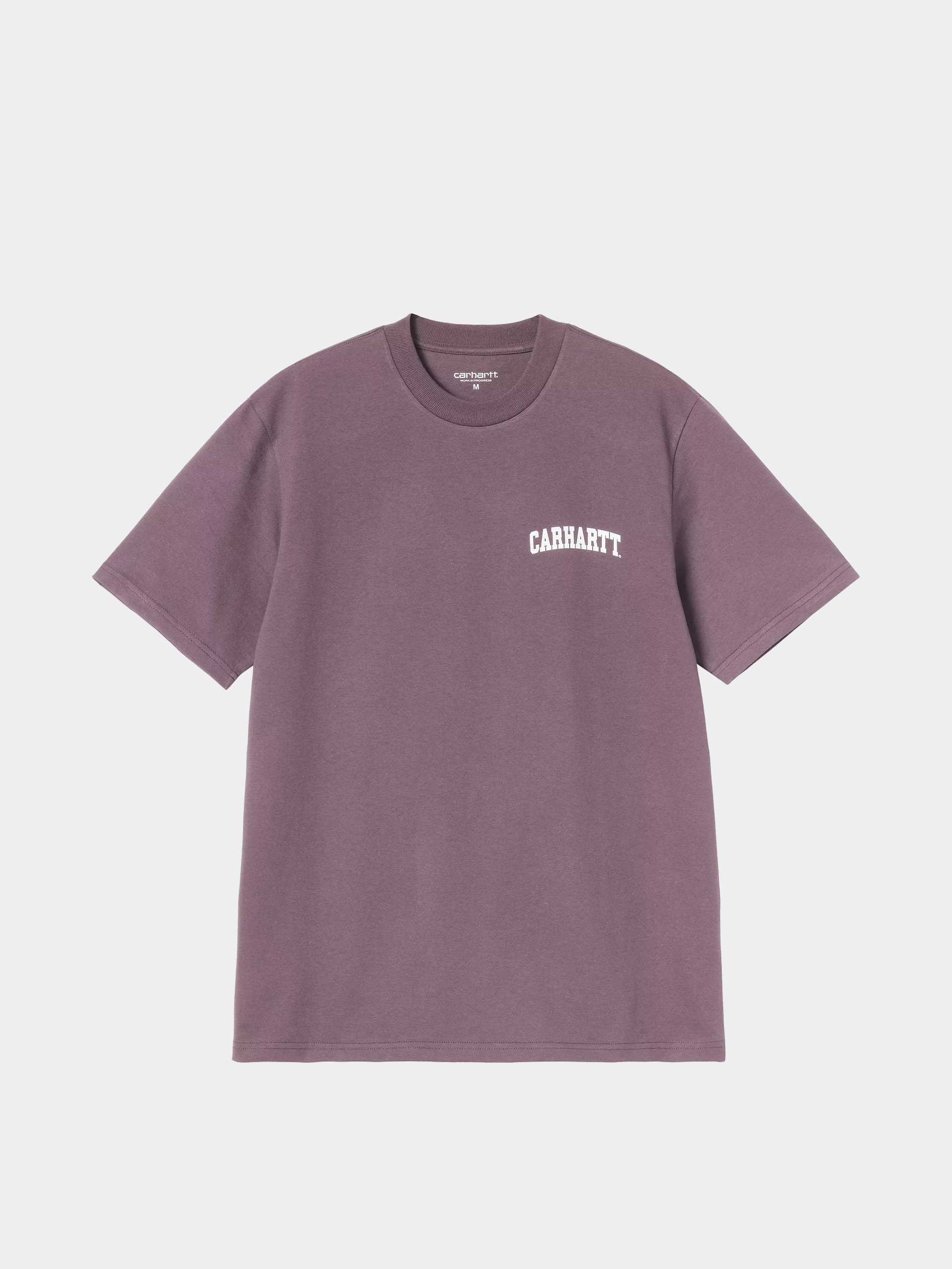 Tricou Carhartt WIP University Script (phlox/white)