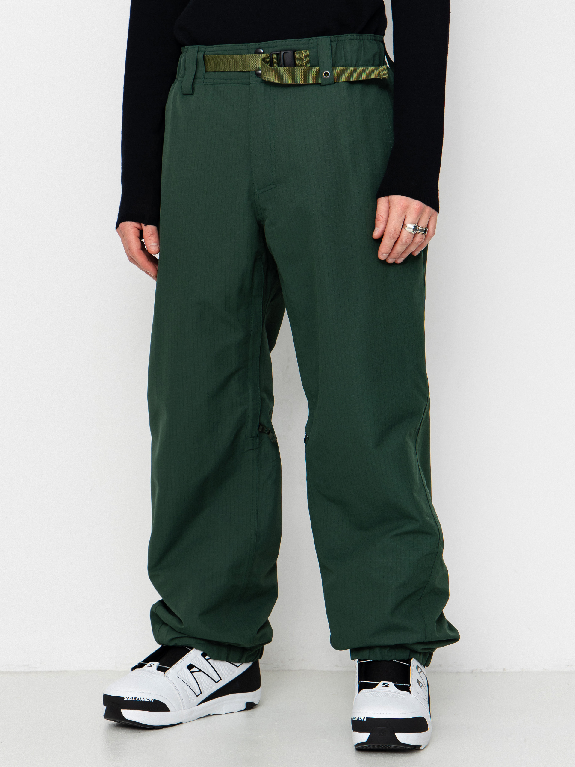 Pentru bărbați Pantaloni pentru snowboard 686 Dojo (moss green ripstop)