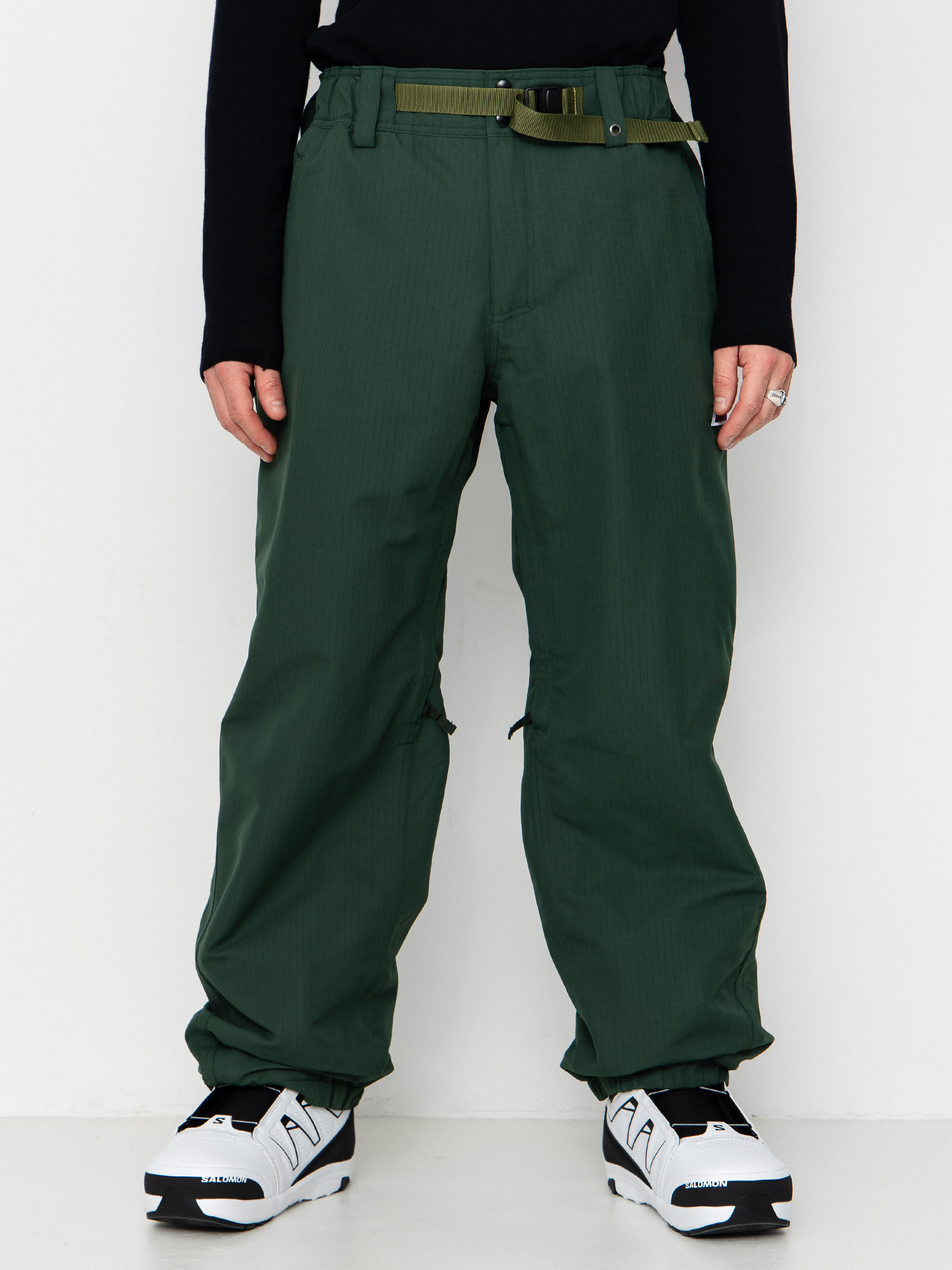 Pentru bărbați Pantaloni pentru snowboard 686 Dojo (moss green ripstop)