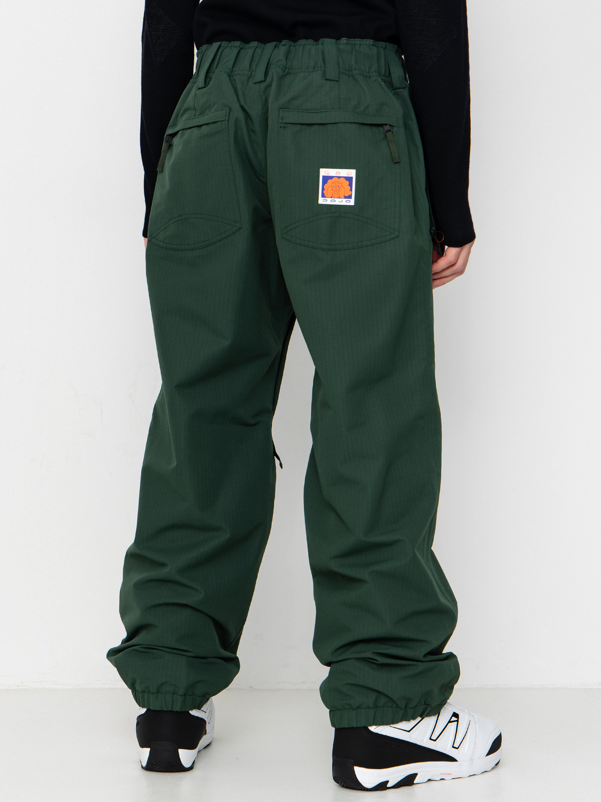 Pentru bărbați Pantaloni pentru snowboard 686 Dojo (moss green ripstop)