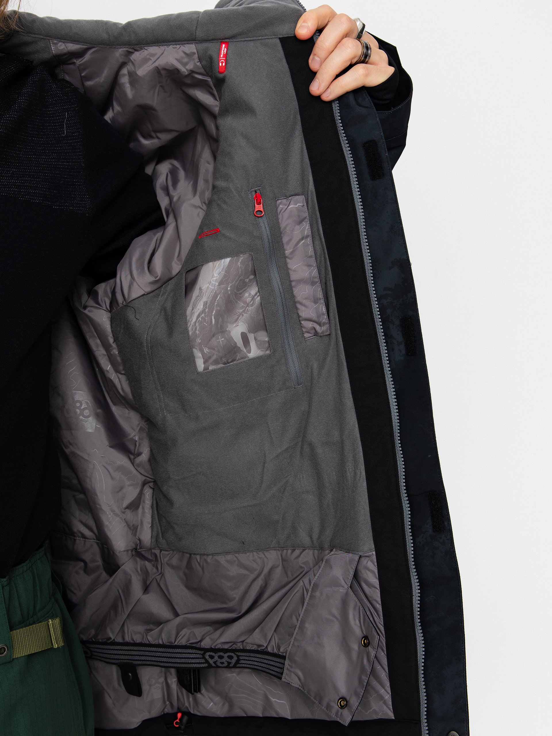 Pentru bărbați Geacă de snowboard 686 Geo Insulated (black hemisphere)