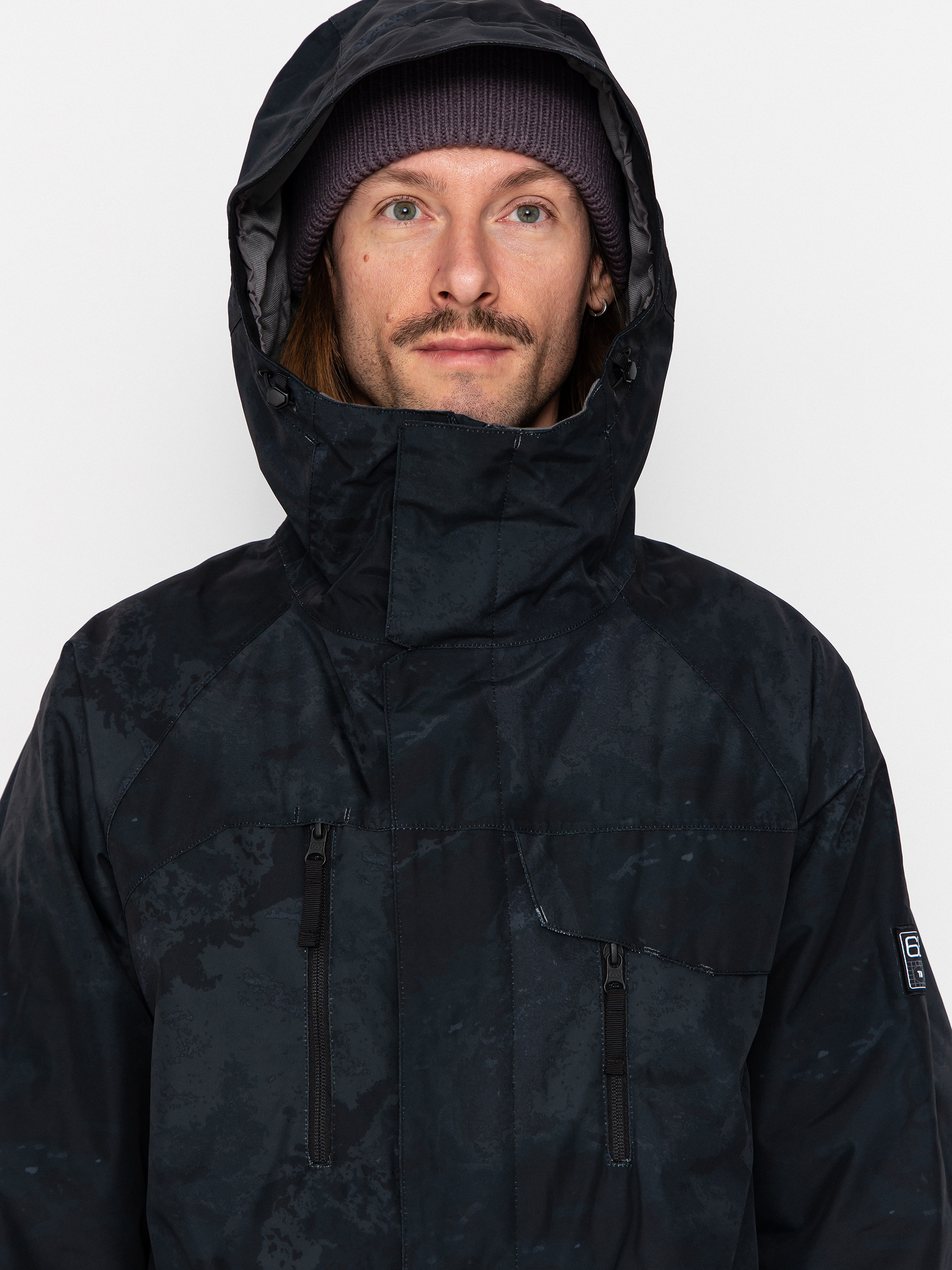 Pentru bărbați Geacă de snowboard 686 Geo Insulated (black hemisphere)