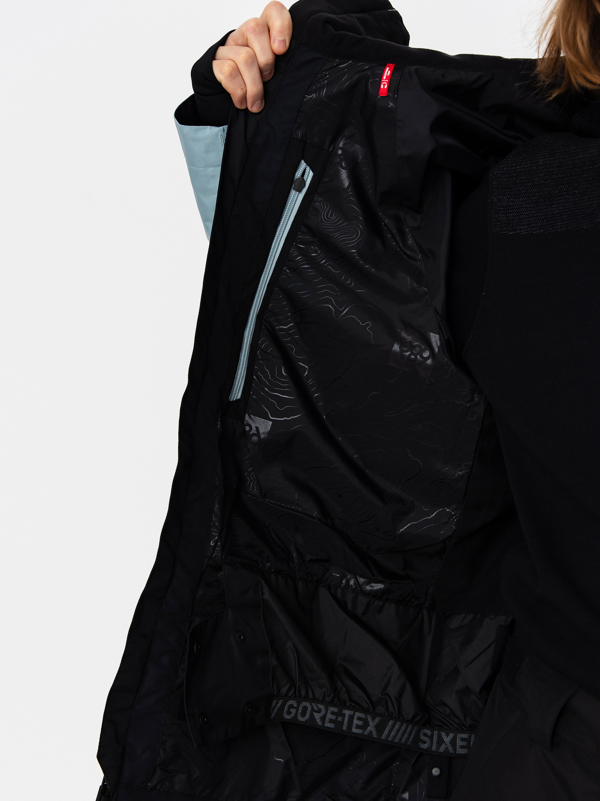 Pentru bărbați Geacă de snowboard 686 Gore-TeX Core (limestone colorblock)