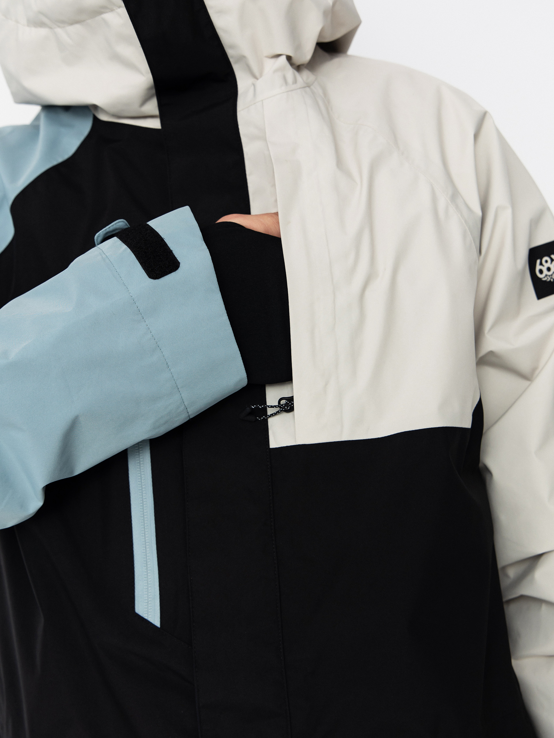 Pentru bărbați Geacă de snowboard 686 Gore-TeX Core (limestone colorblock)