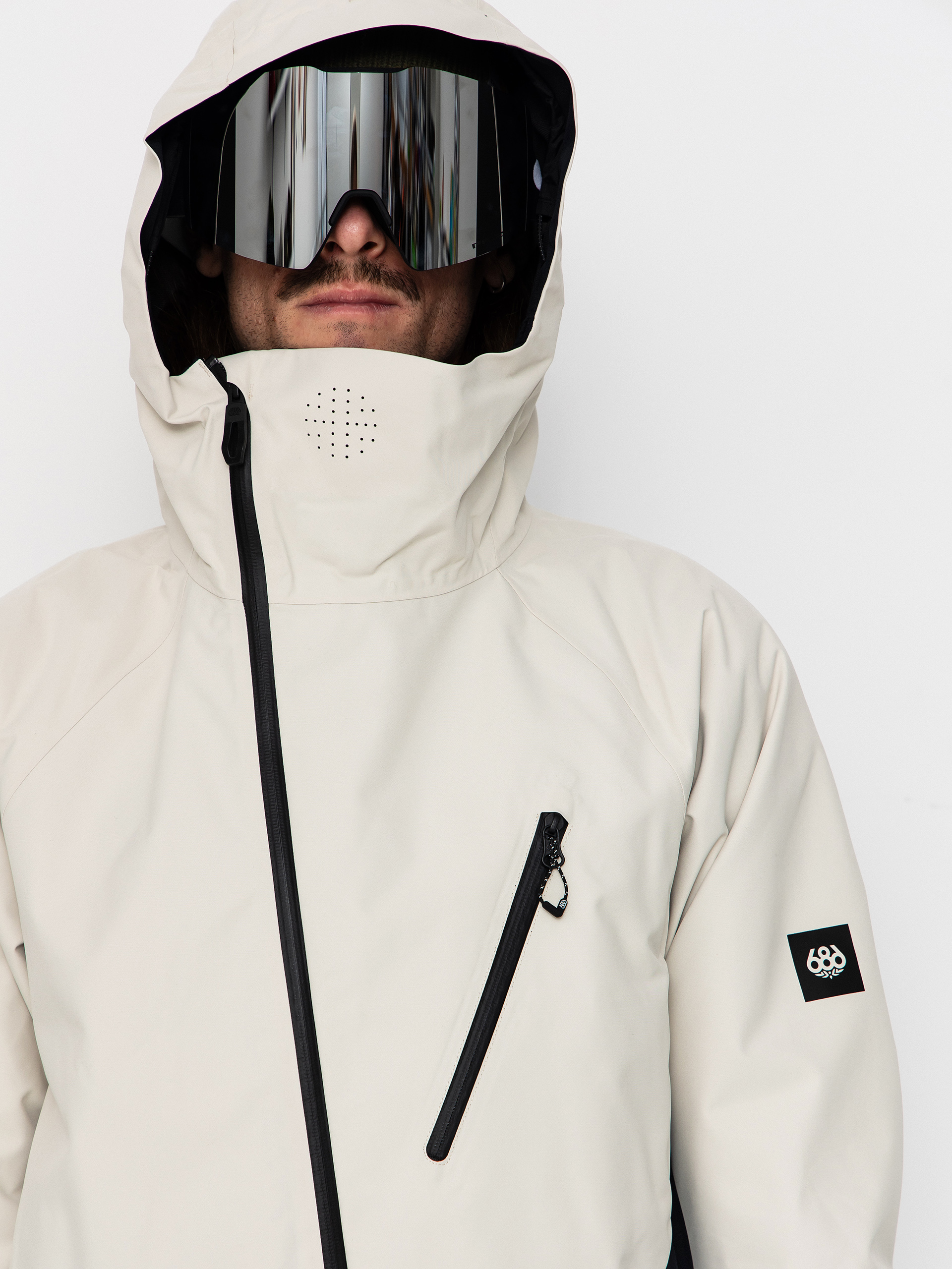 Pentru bărbați Geacă de snowboard 686 Hydra Thermagraph (limestone colorblock)