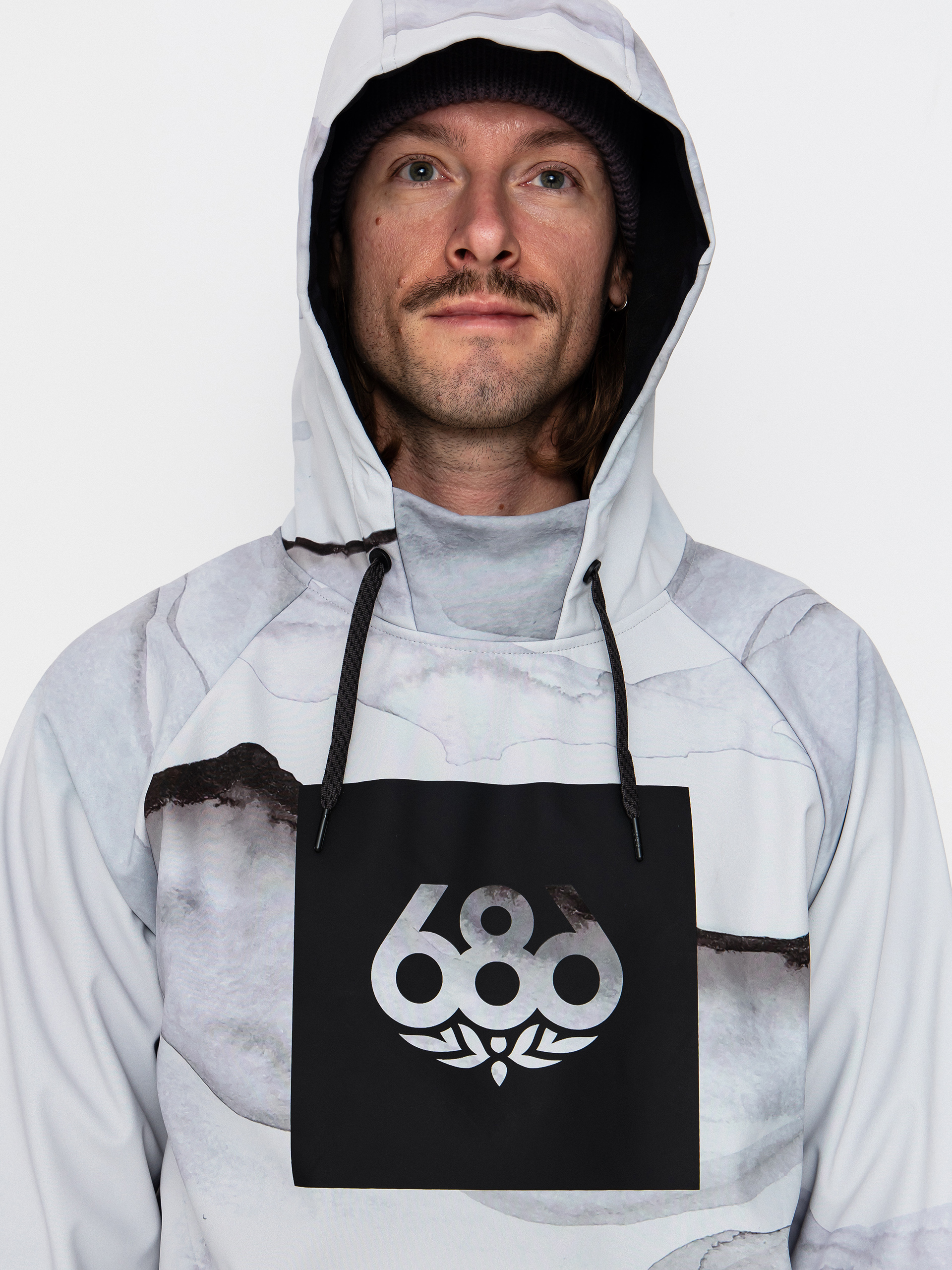 Pentru bărbați Hanorac termic 686 Waterproof HD (smoke mountain print)