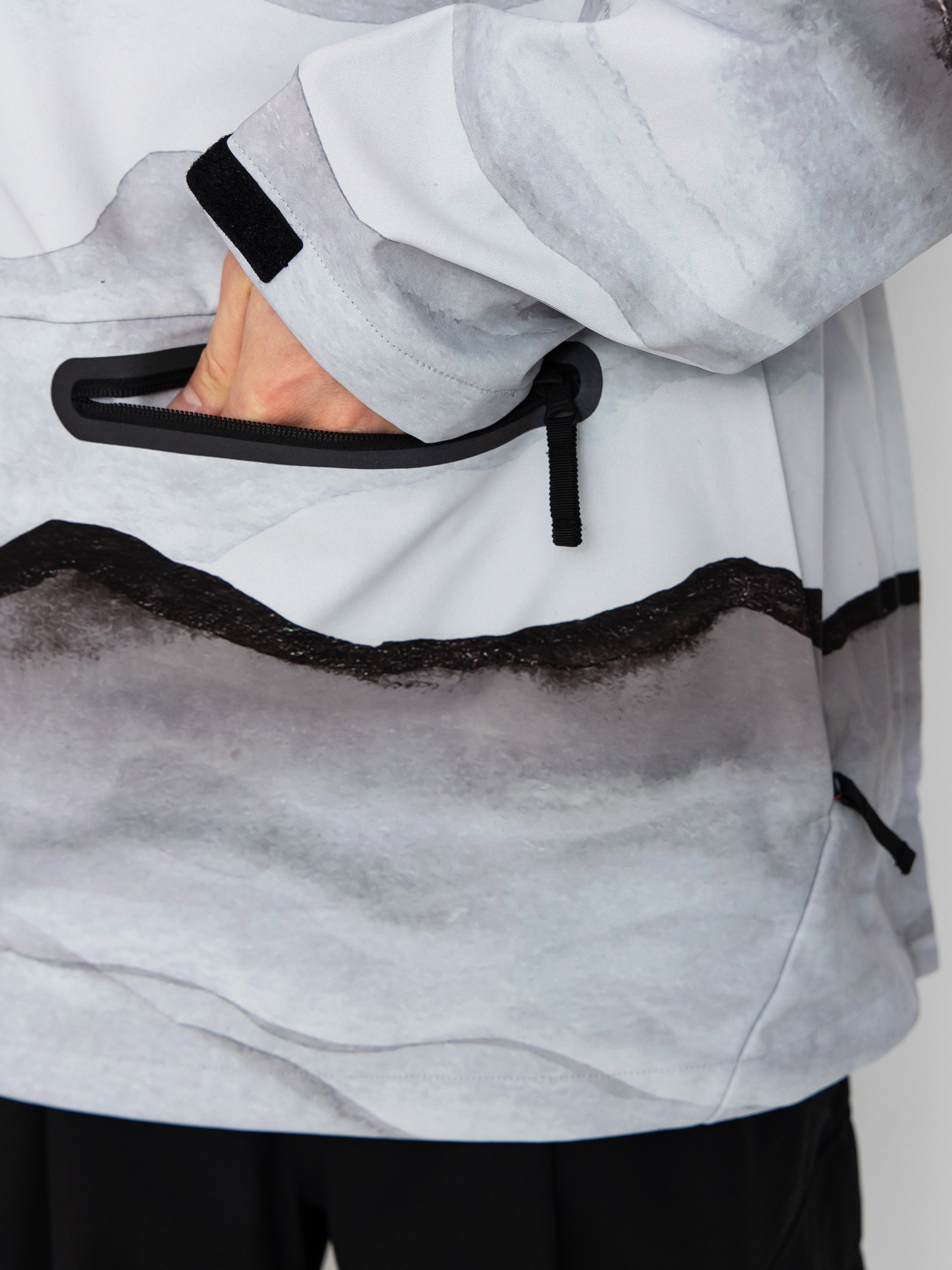 Pentru bărbați Hanorac termic 686 Waterproof HD (smoke mountain print)