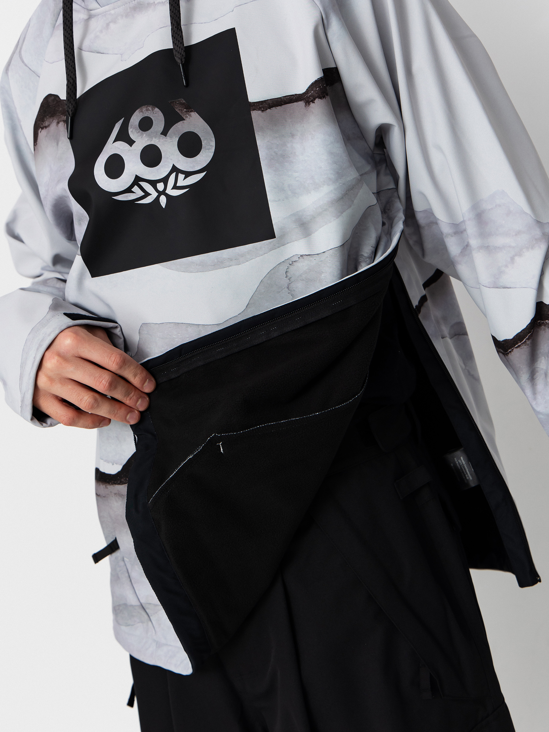 Pentru bărbați Hanorac termic 686 Waterproof HD (smoke mountain print)