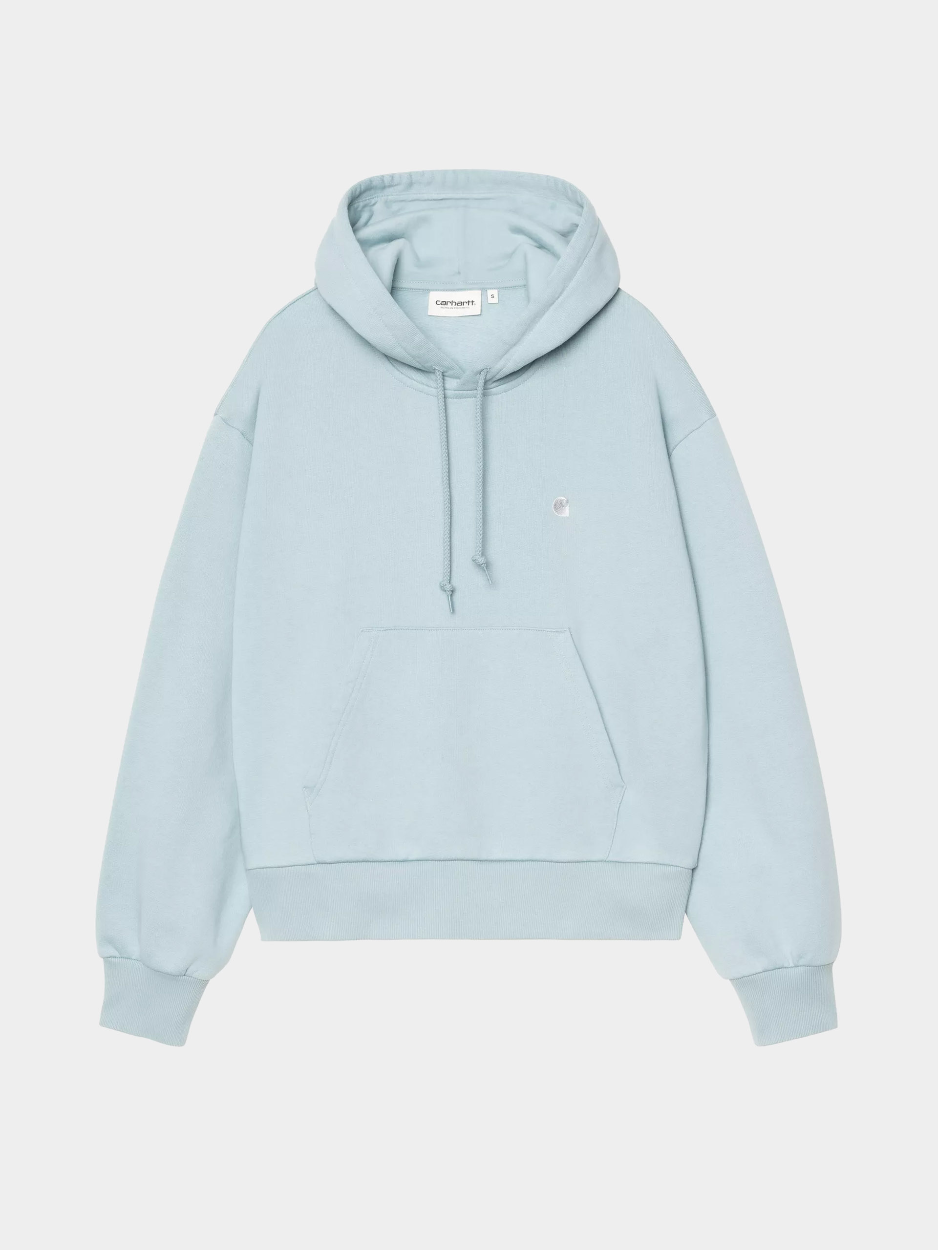 Hanorac cu glugă Carhartt WIP Casey HD Wmn (tourmaline/silver)
