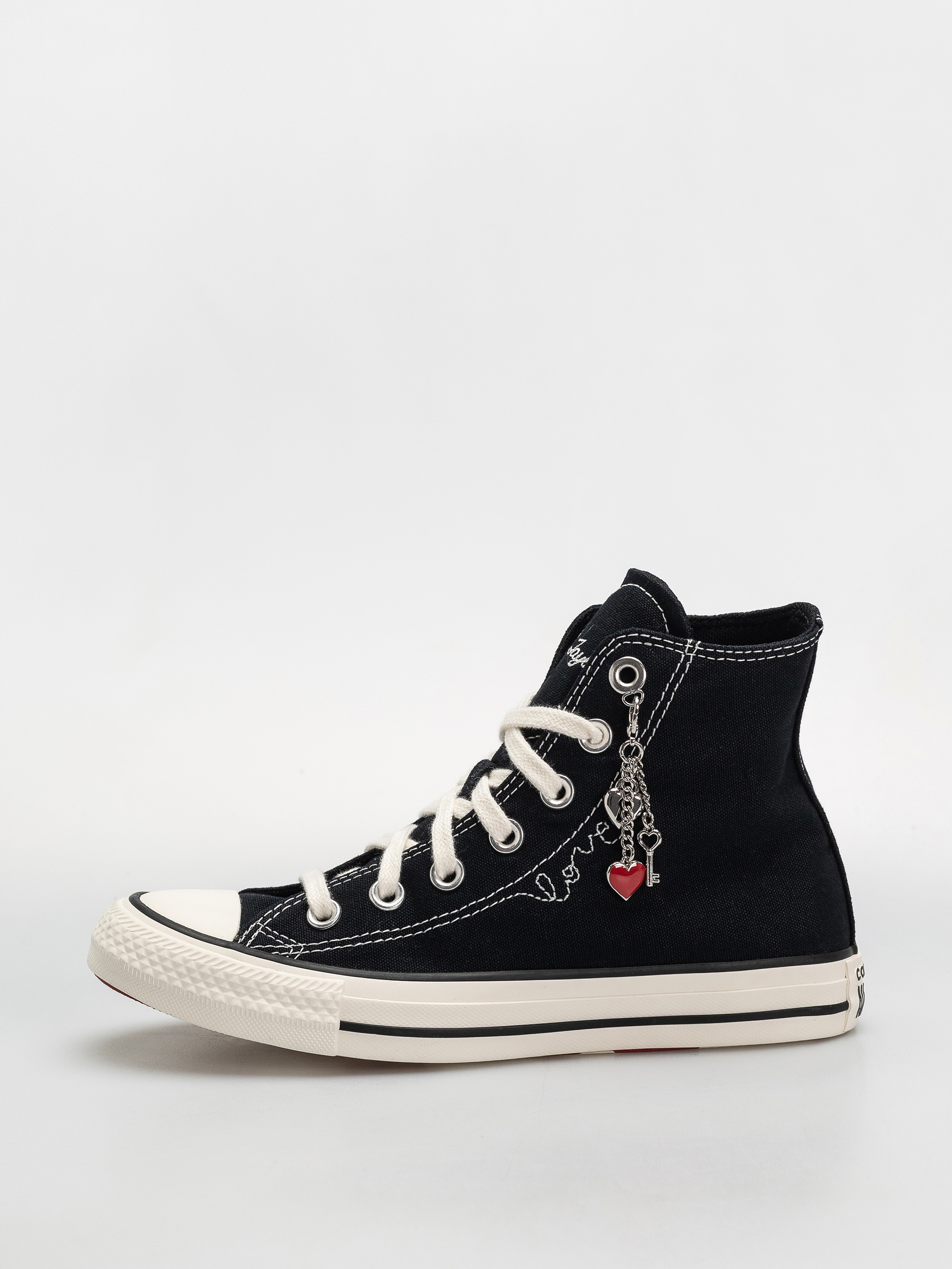 Teniși Converse Chuck Taylor All Star Hi Wmn (black/egret/days ahead)