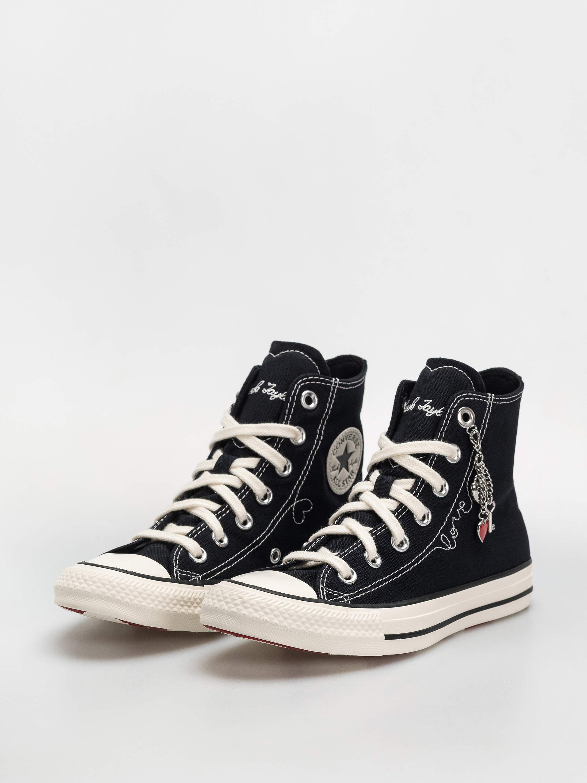 Teniși Converse Chuck Taylor All Star Hi Wmn (black/egret/days ahead)