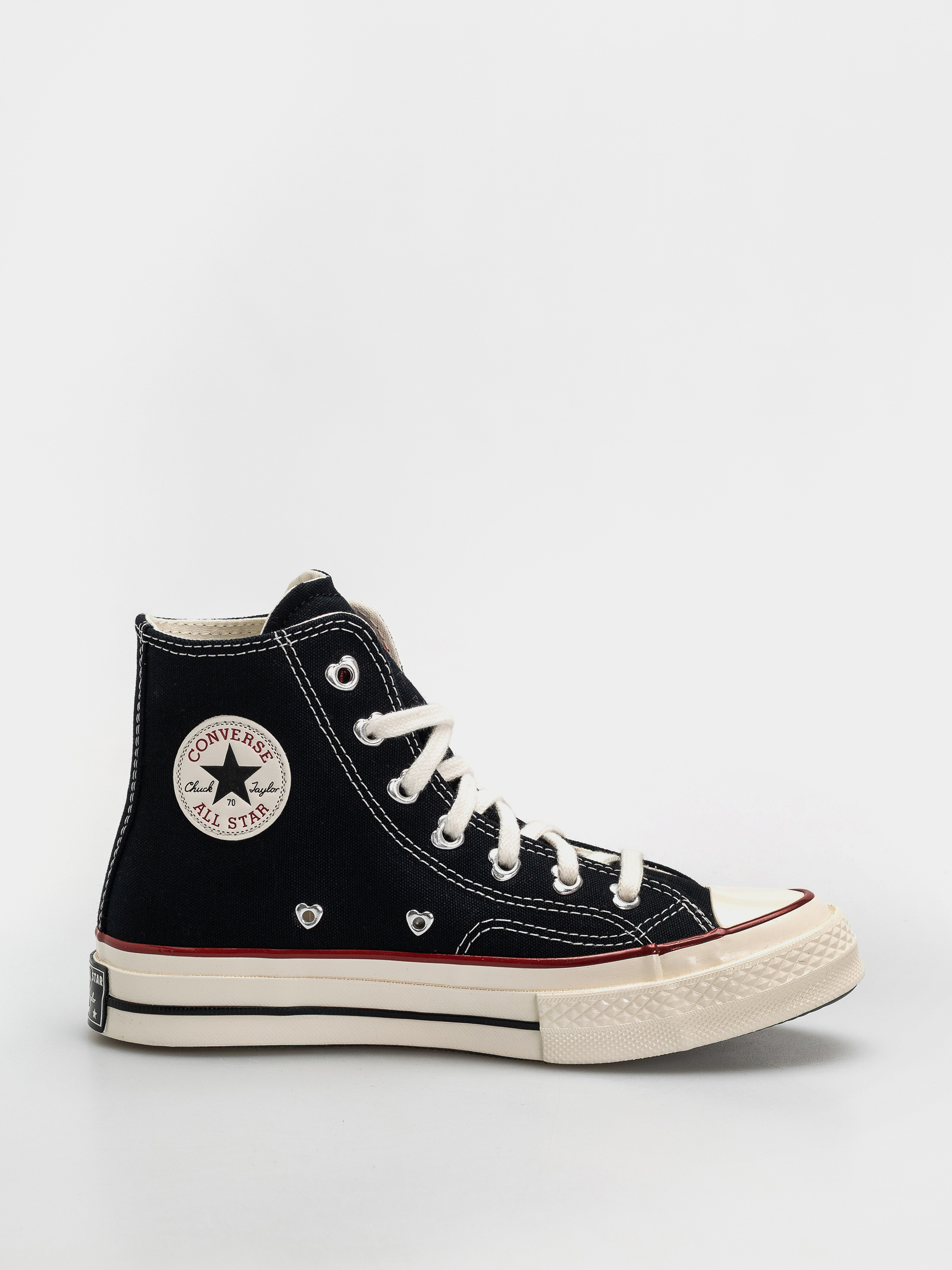 Teniși Converse Chuck 70 Plus Hi - negru (black/egret/black)