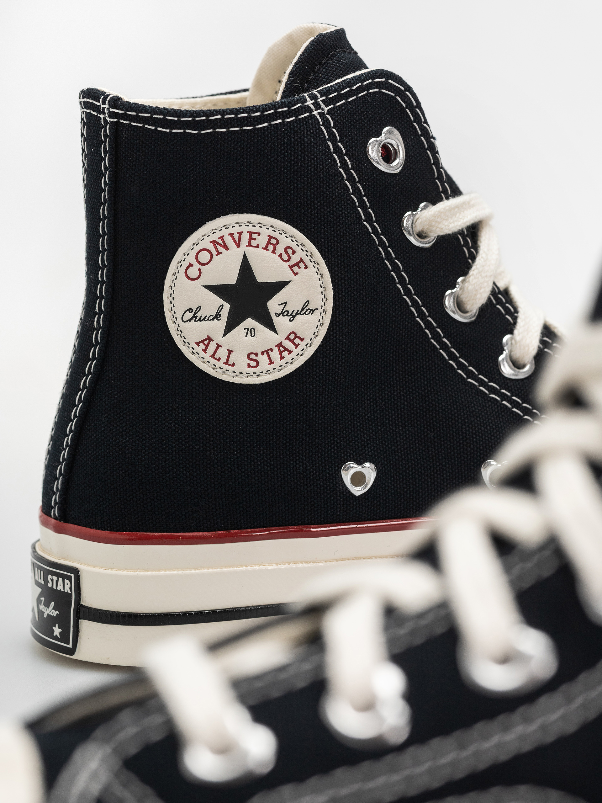 Teniși Converse Chuck 70 Hi (black/egret/days ahead)