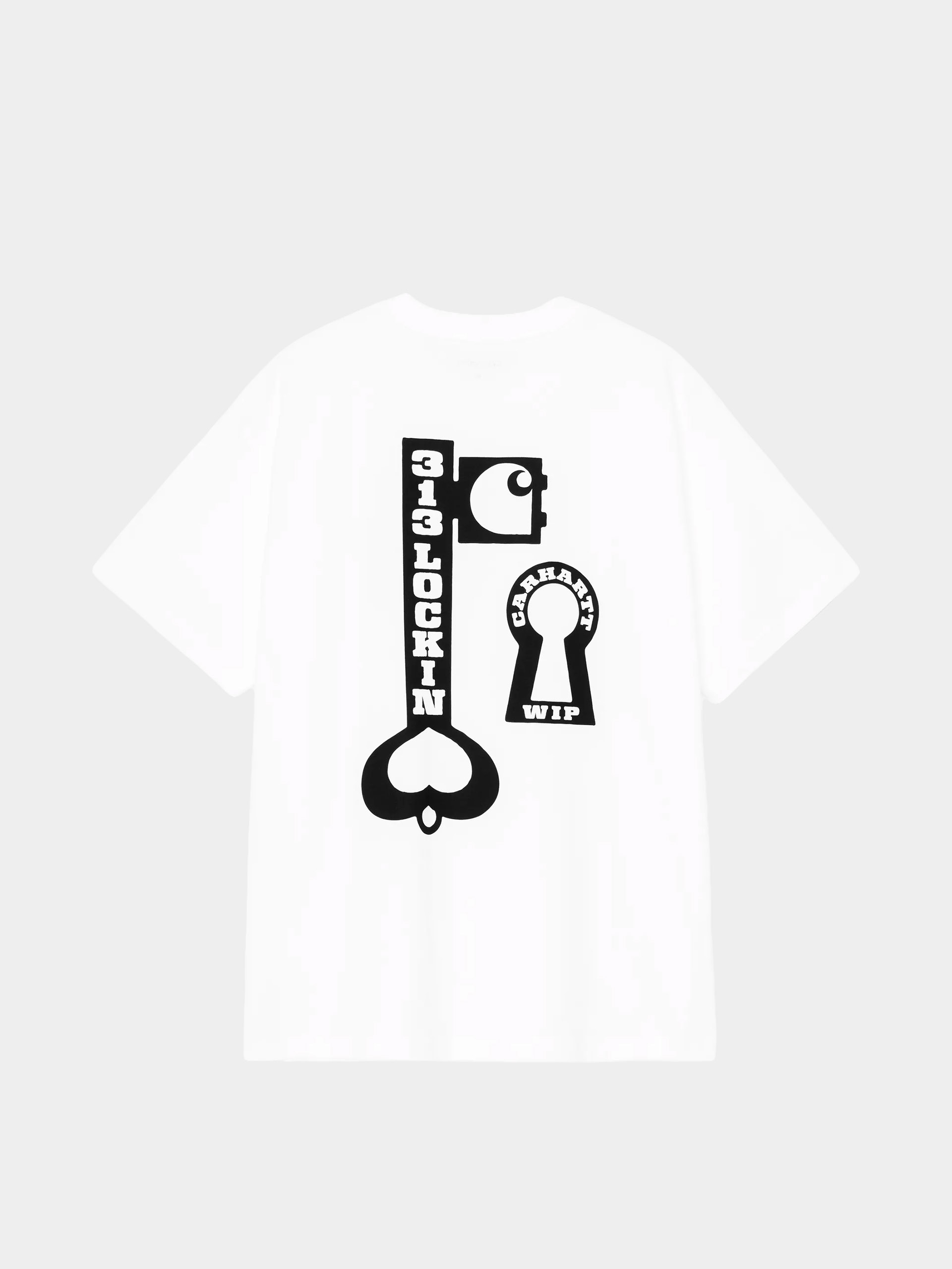 Tricou Carhartt WIP Locked (white)