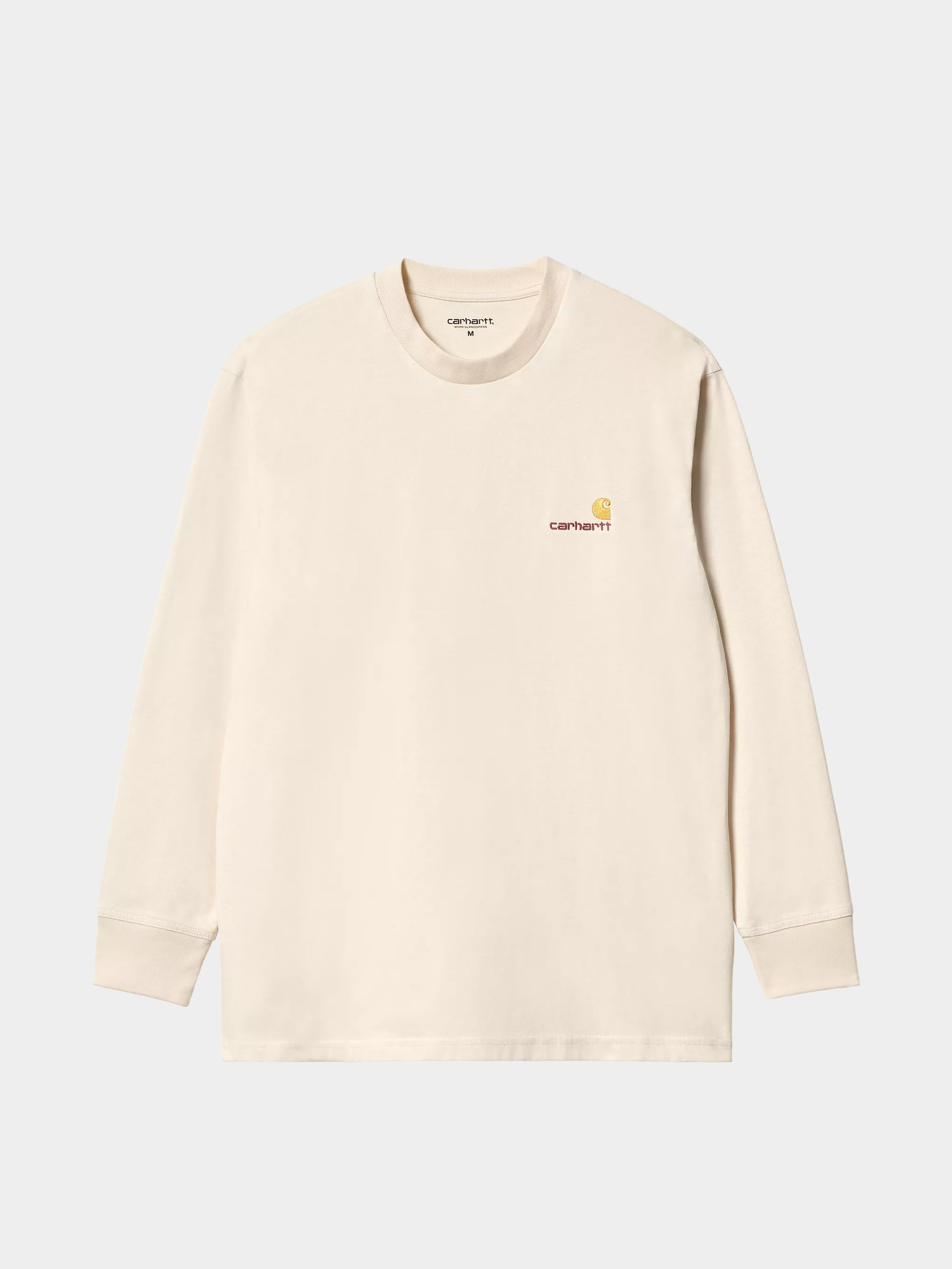 Longsleeve Carhartt WIP American Script (natural)