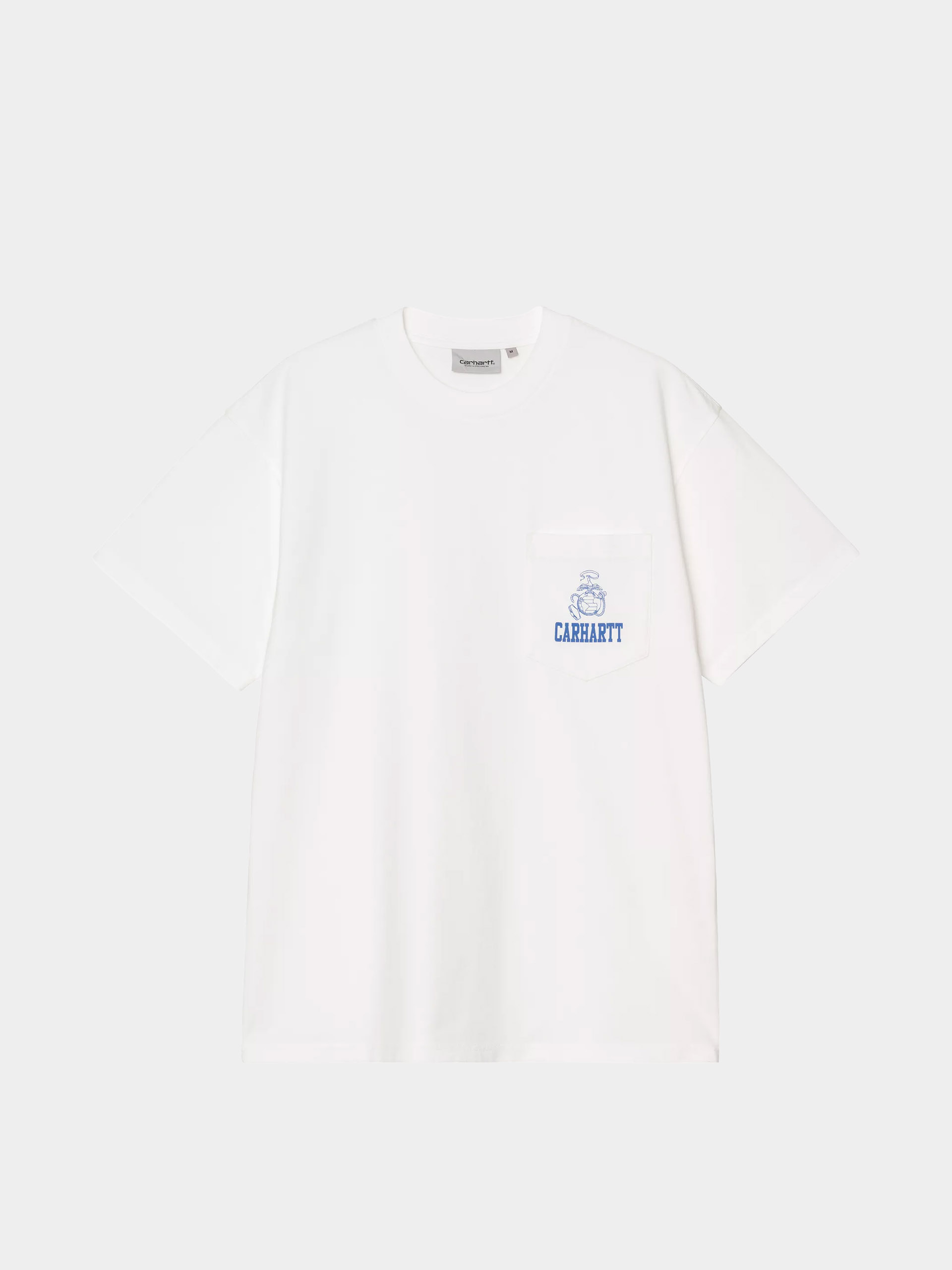 Tricou Carhartt WIP Pond Corps Pocket (white)