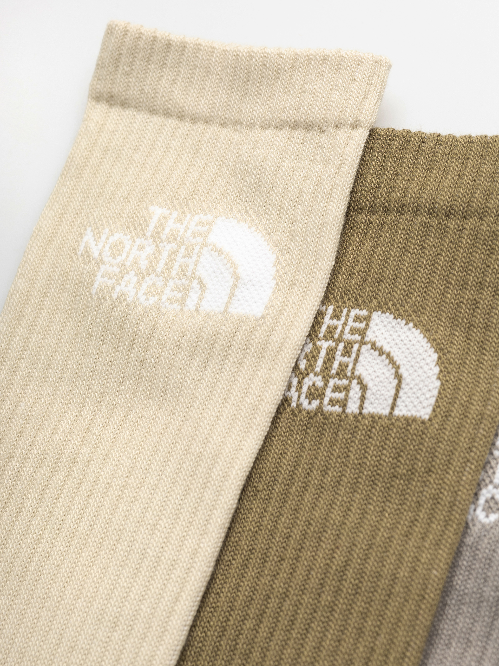 Șosete The North Face Multi Sport Cush Crew 3P (stone slab/dese)