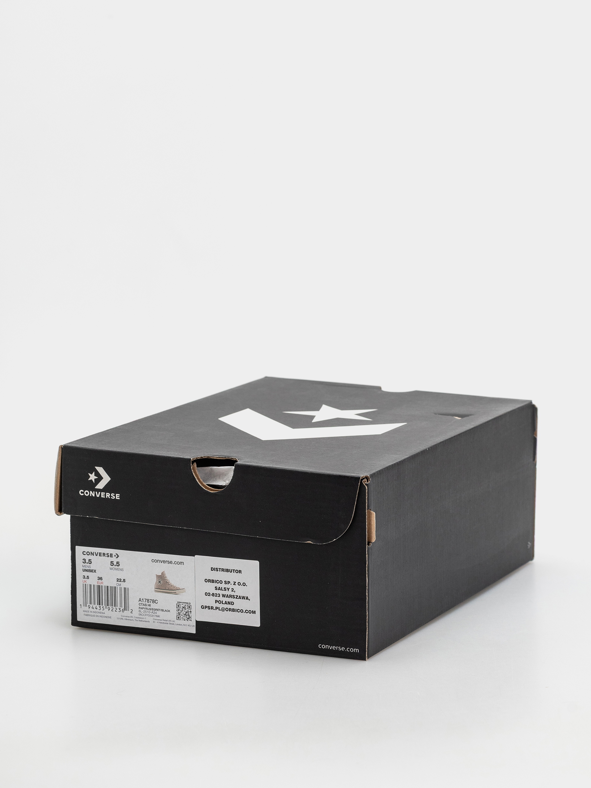 Teniși Converse Chuck Taylor All Star Hi (papyrus/egret/black)