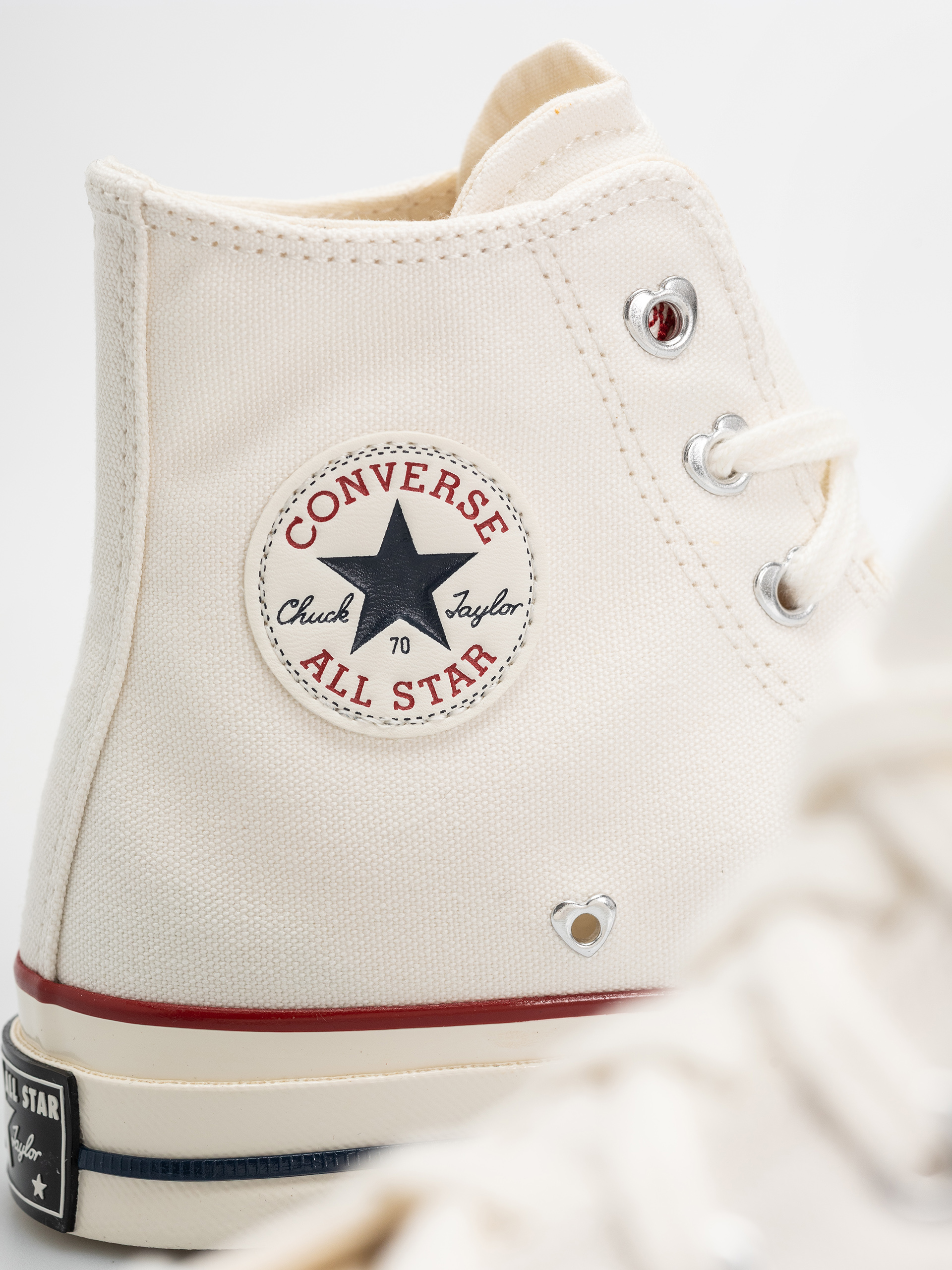 Teniși Converse Chuck 70 Hi (vintage white/egret)
