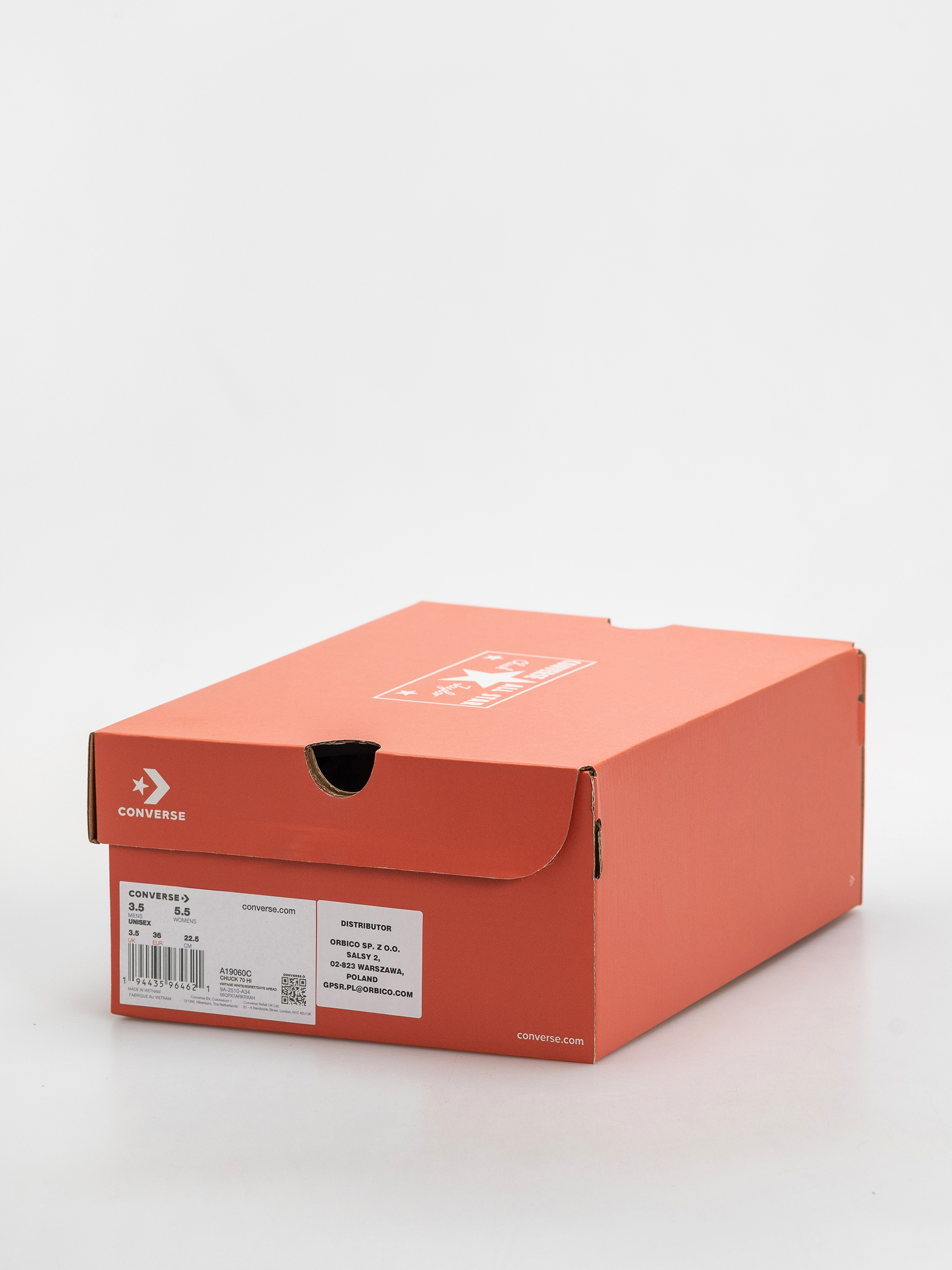 Teniși Converse Chuck 70 Hi (vintage white/egret)