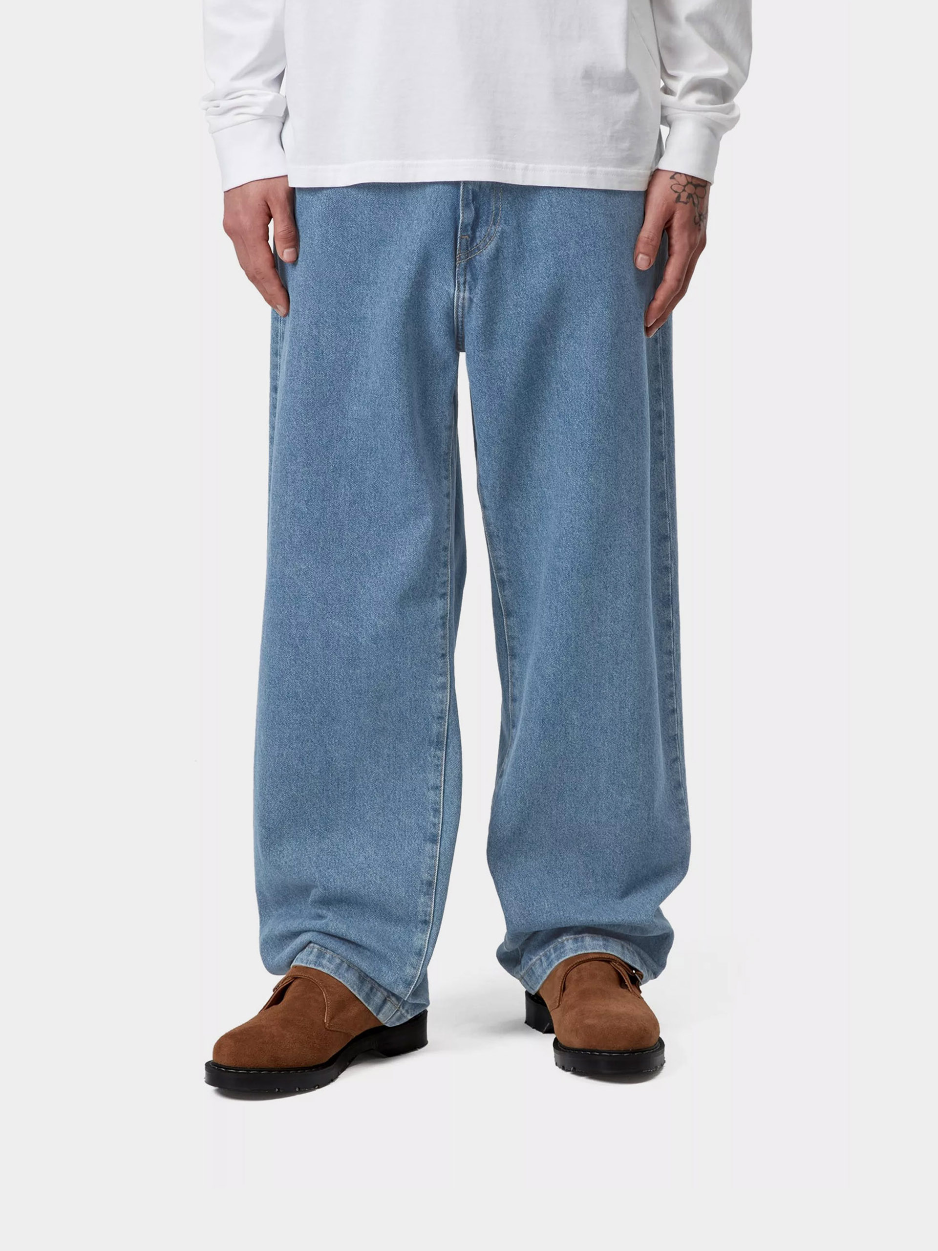 Pantaloni Carhartt WIP Landon (blue heavy stone wash)