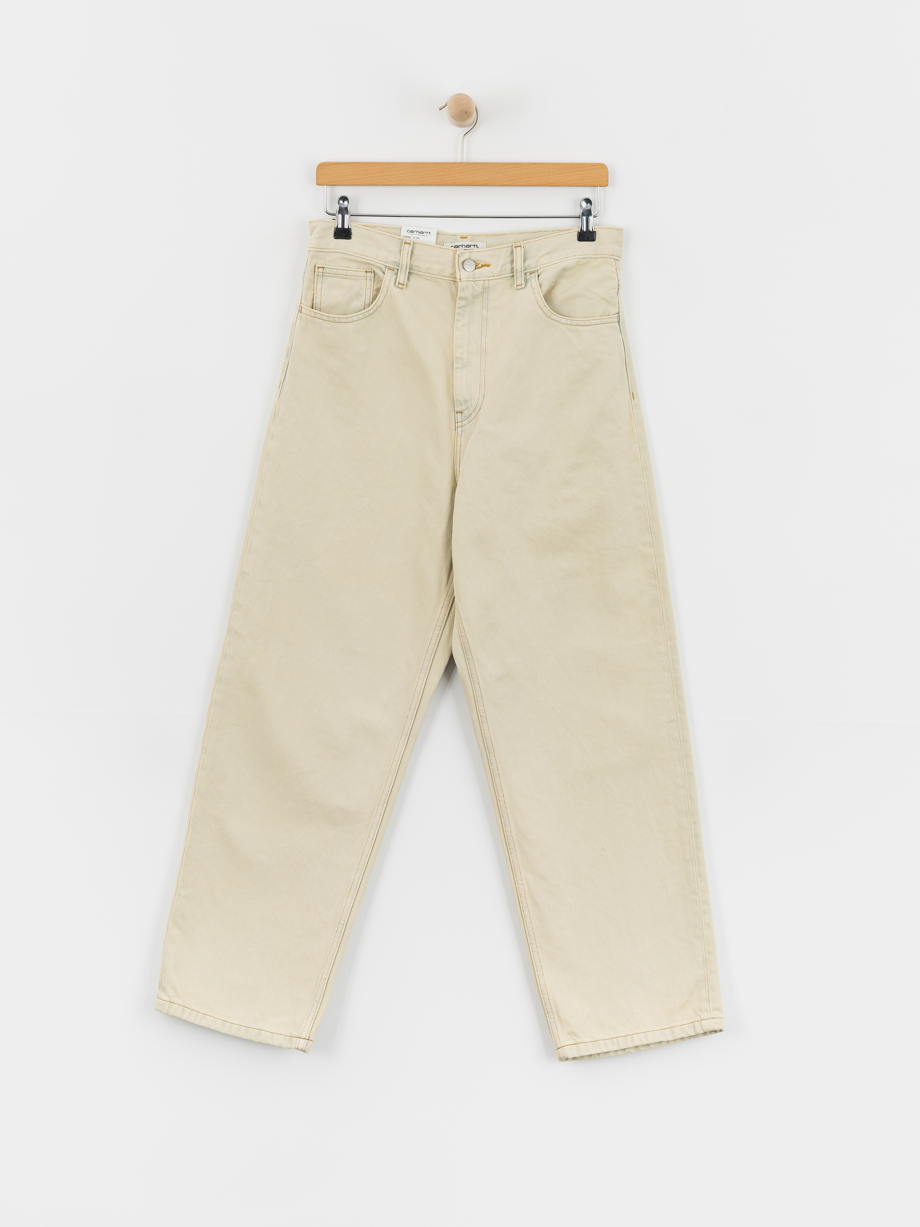 Pantaloni Carhartt WIP Brandon Wmn (blue sand bleached)