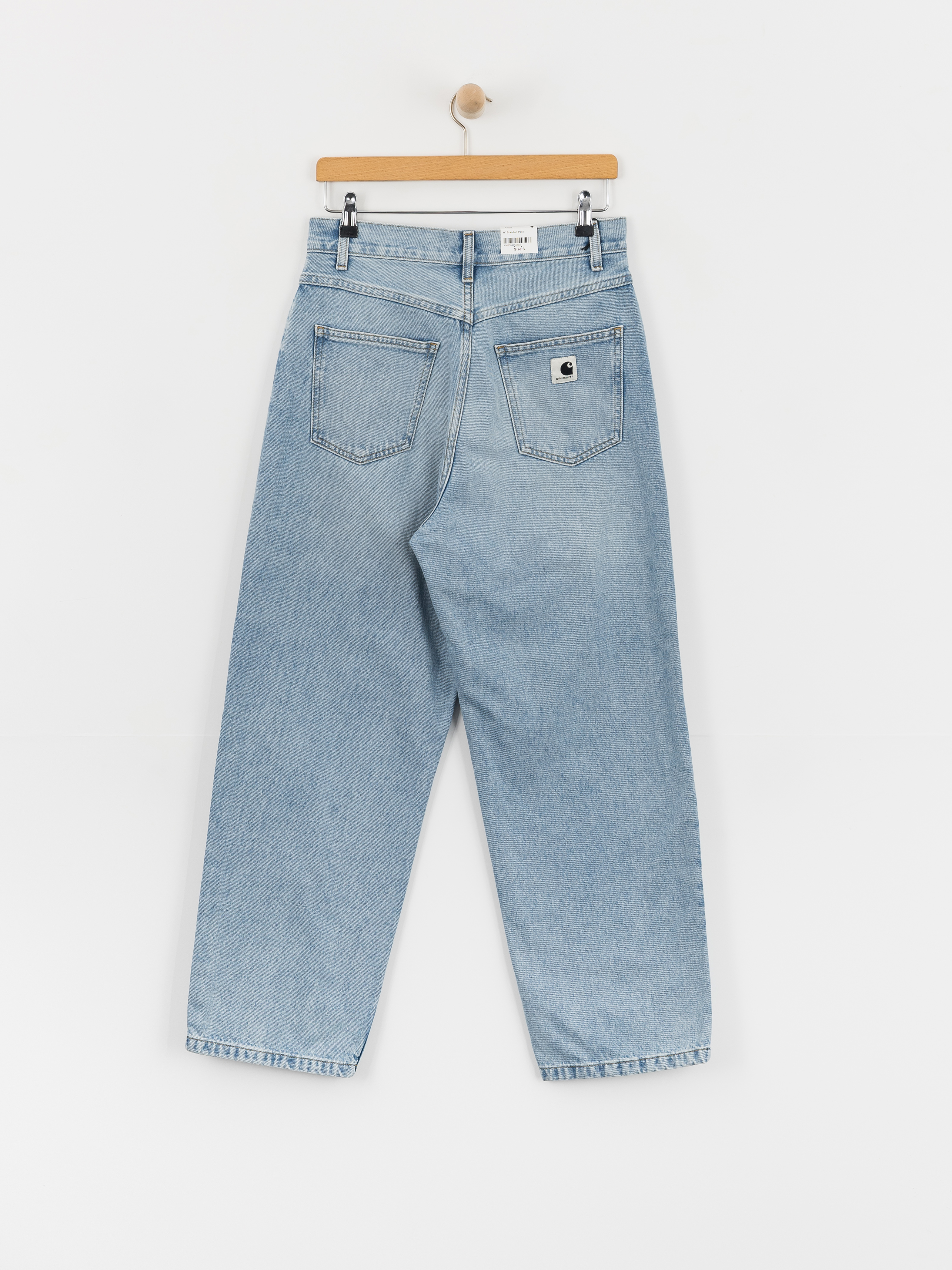 Pantaloni Carhartt WIP Brandon Wmn (blue heavy worn bleached)