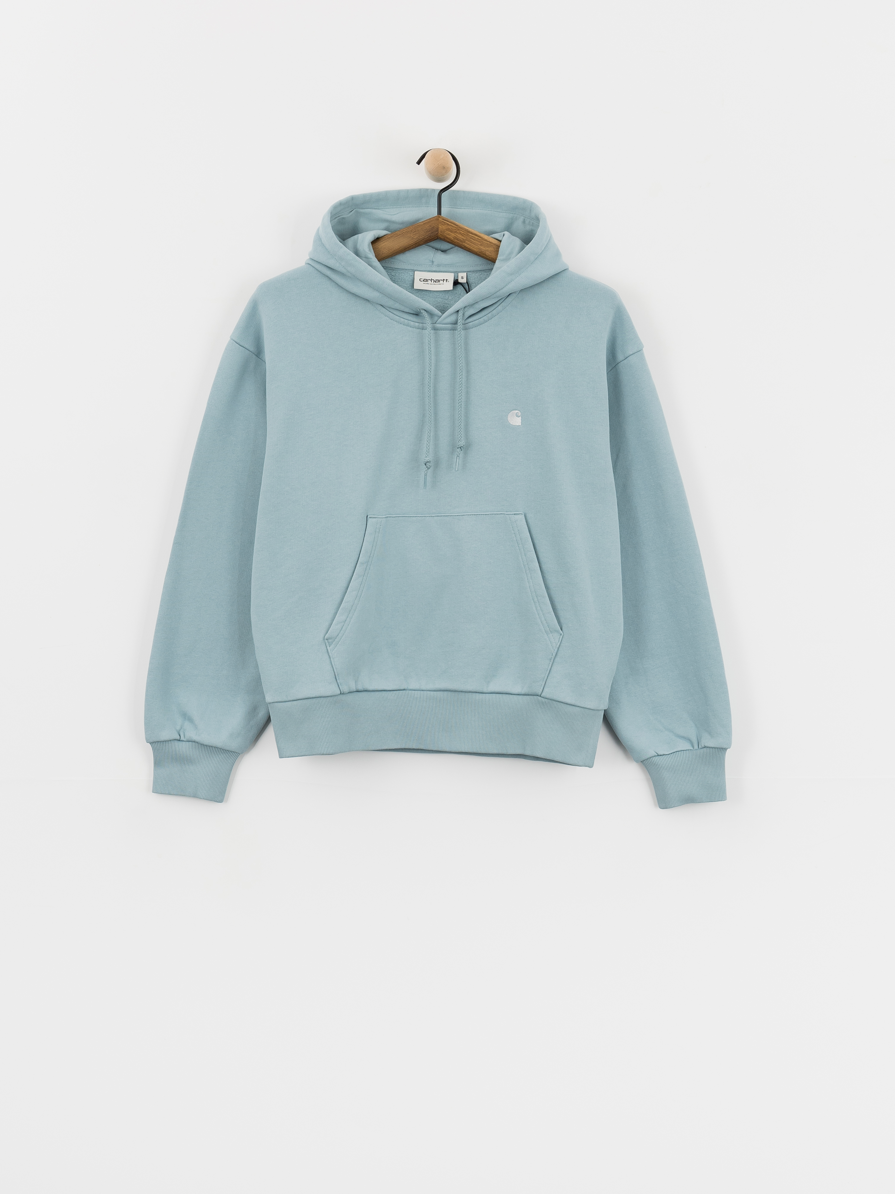 Hanorac cu glugă Carhartt WIP Casey HD Wmn (tourmaline/silver)