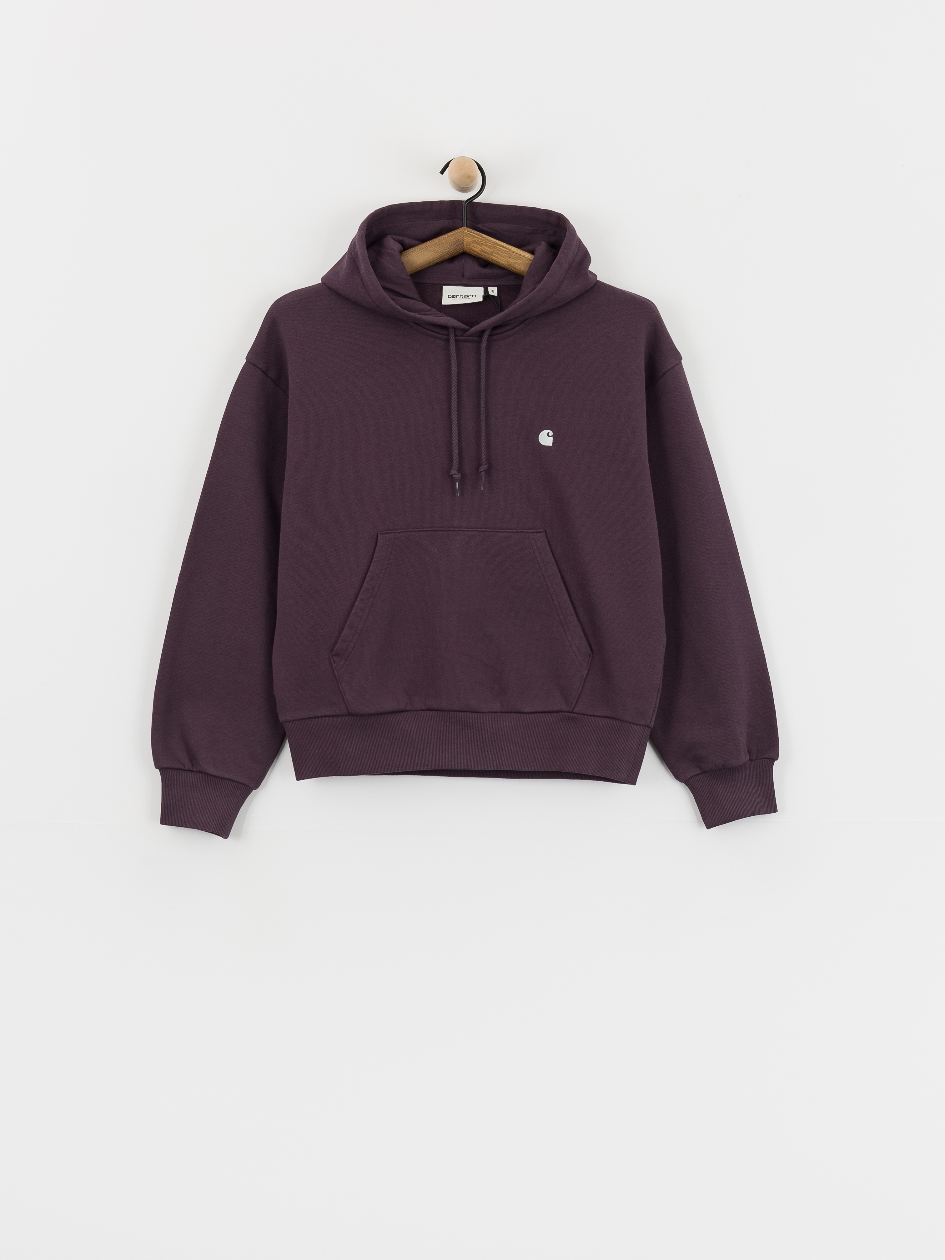 Hanorac cu glugă Carhartt WIP Casey HD Wmn (cozy purple/silver)