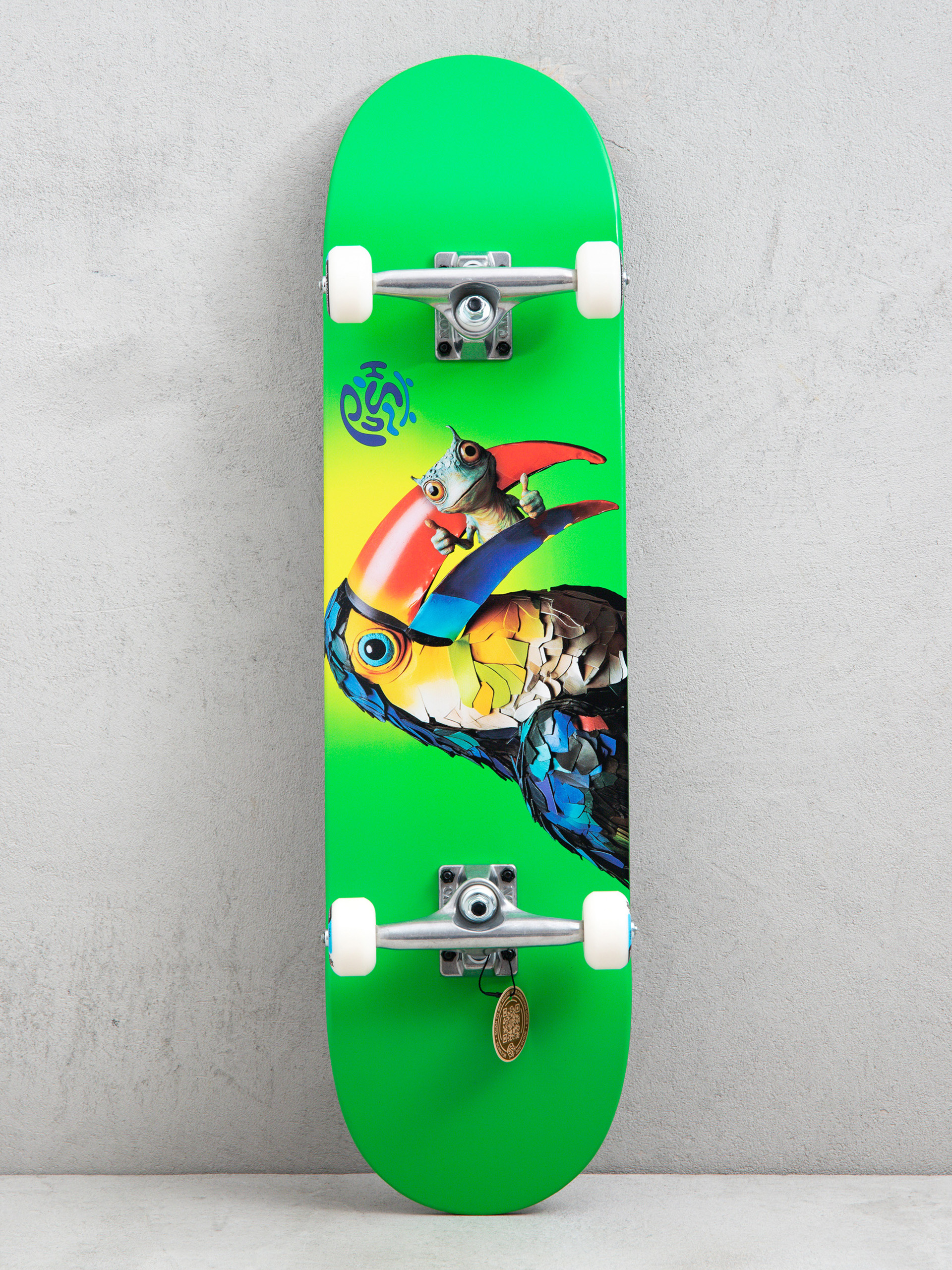 Skateboard Push Toucan Fade Fp (green)